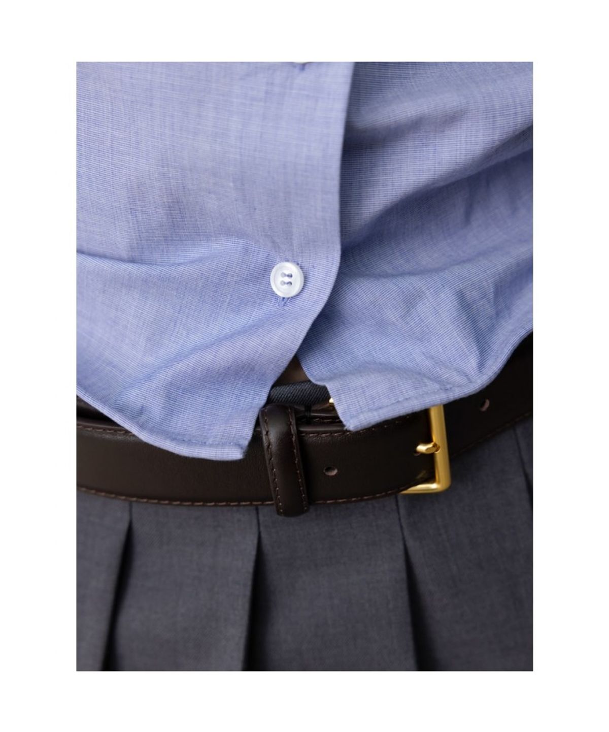 디애퍼처(THE APERTURE) Bianchi Shirt  Blue (TA5764A02P)