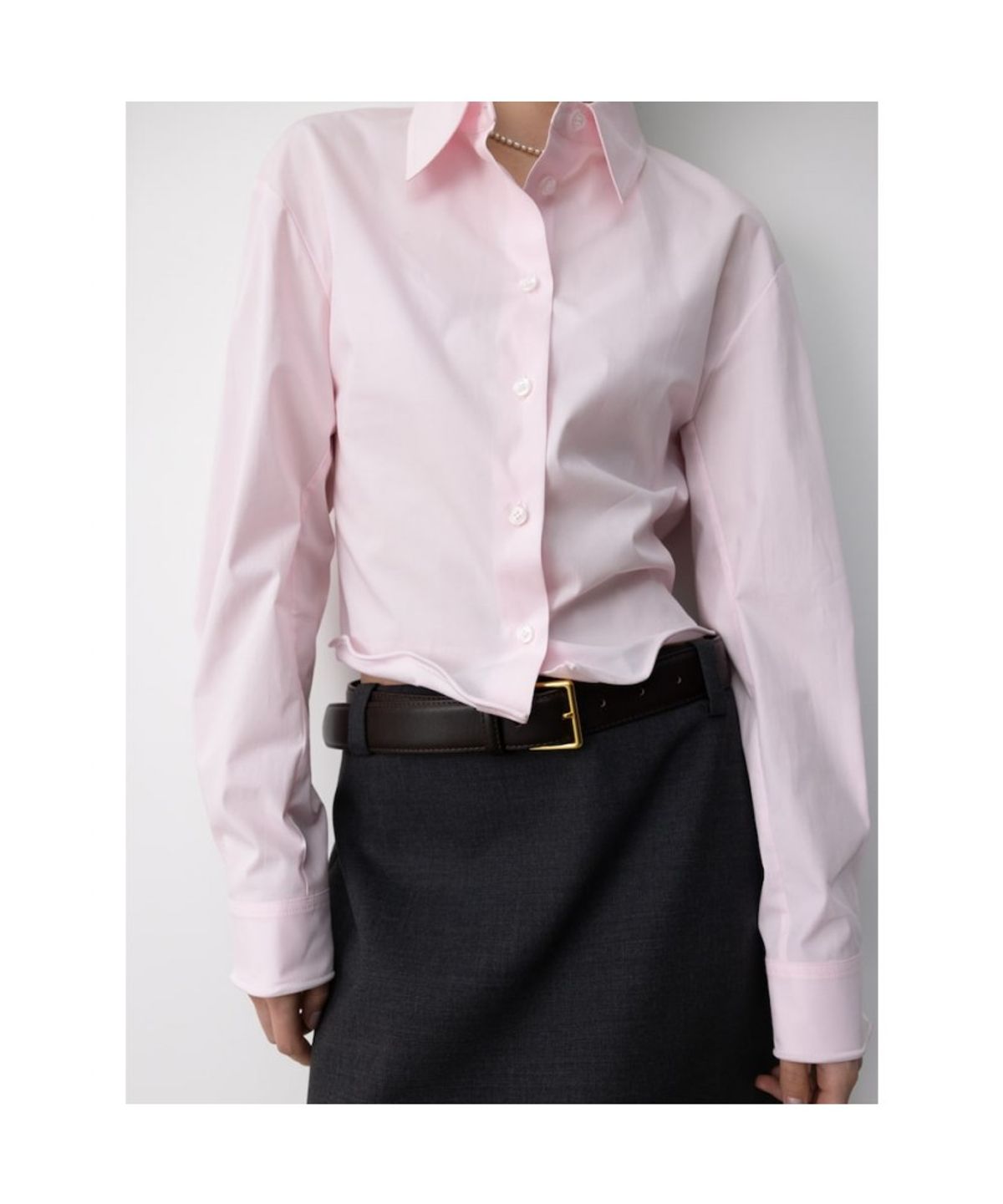 디애퍼처(THE APERTURE) Bianchi Shirt  Pink (TA5764A02X)