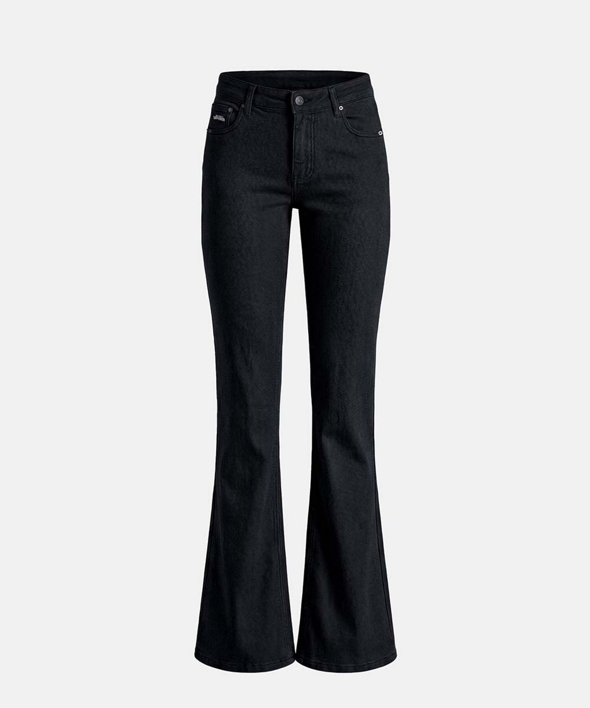 배드블러드(BADBLOOD) 702 Low-Rise Bootcut Pants - Black