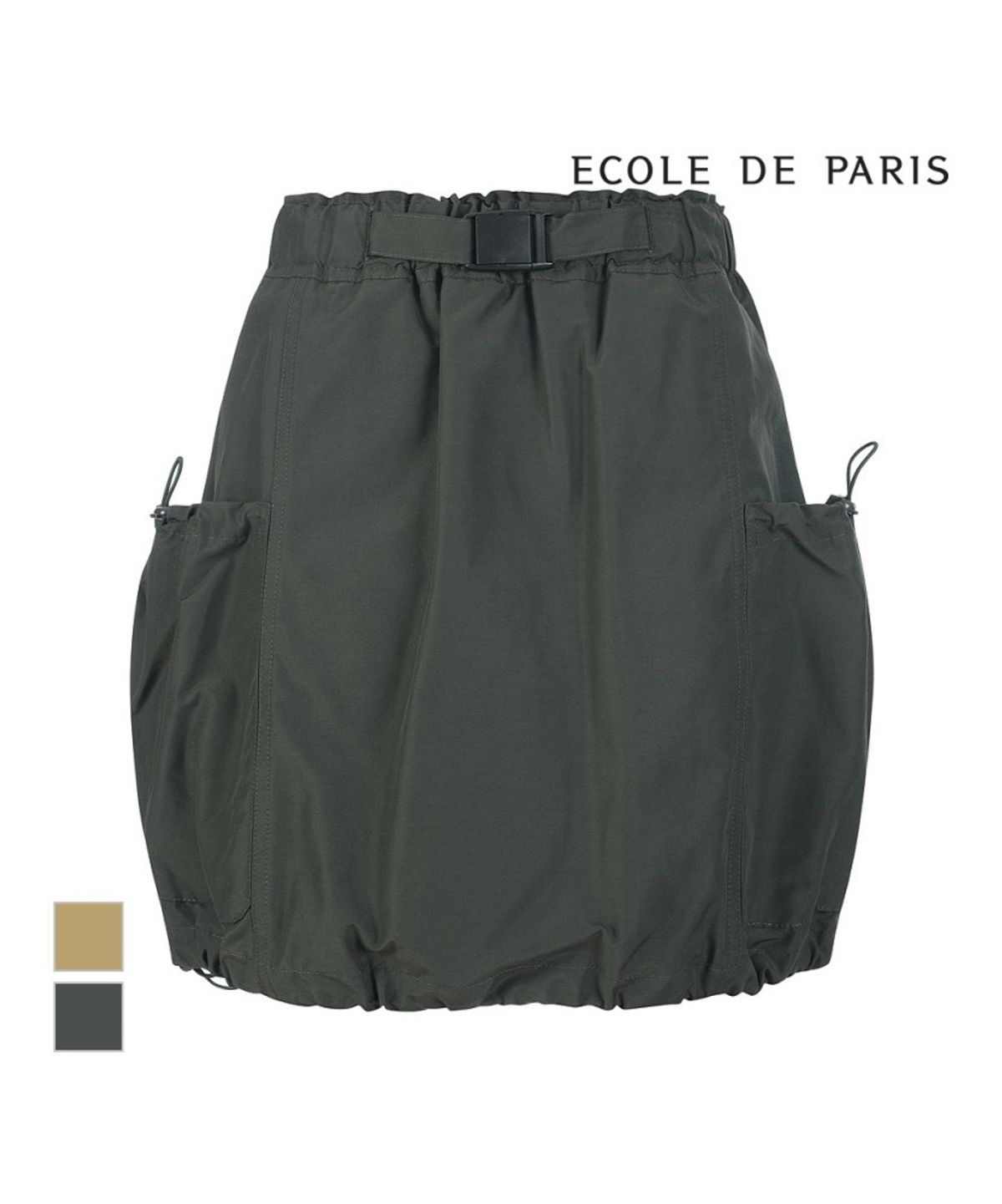 에꼴드파리(ECOLEDEPARIS) 버클 카고스커트_RB38WSAM10Z