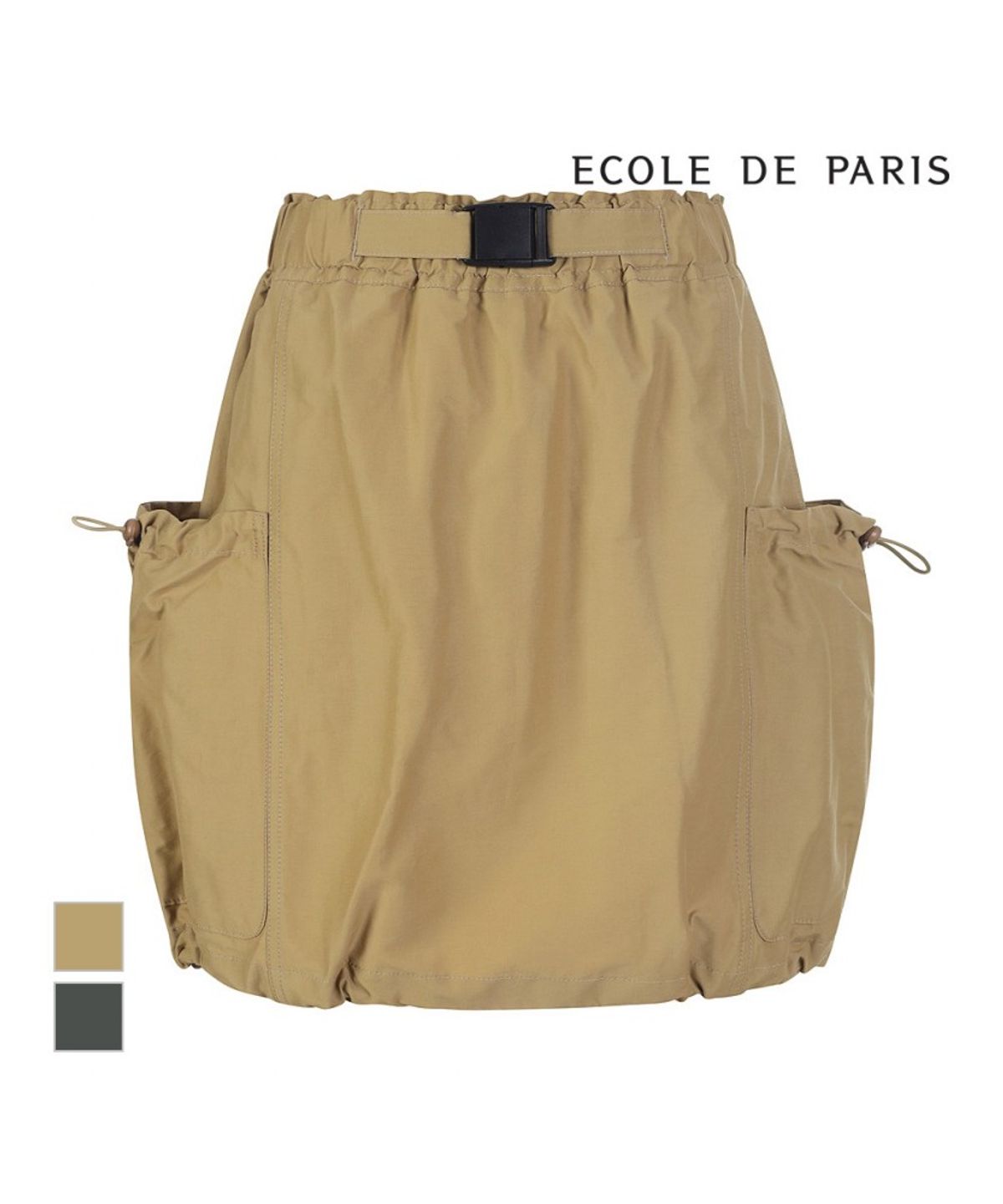 에꼴드파리(ECOLEDEPARIS) 버클 카고스커트_RB38WSAM10Z