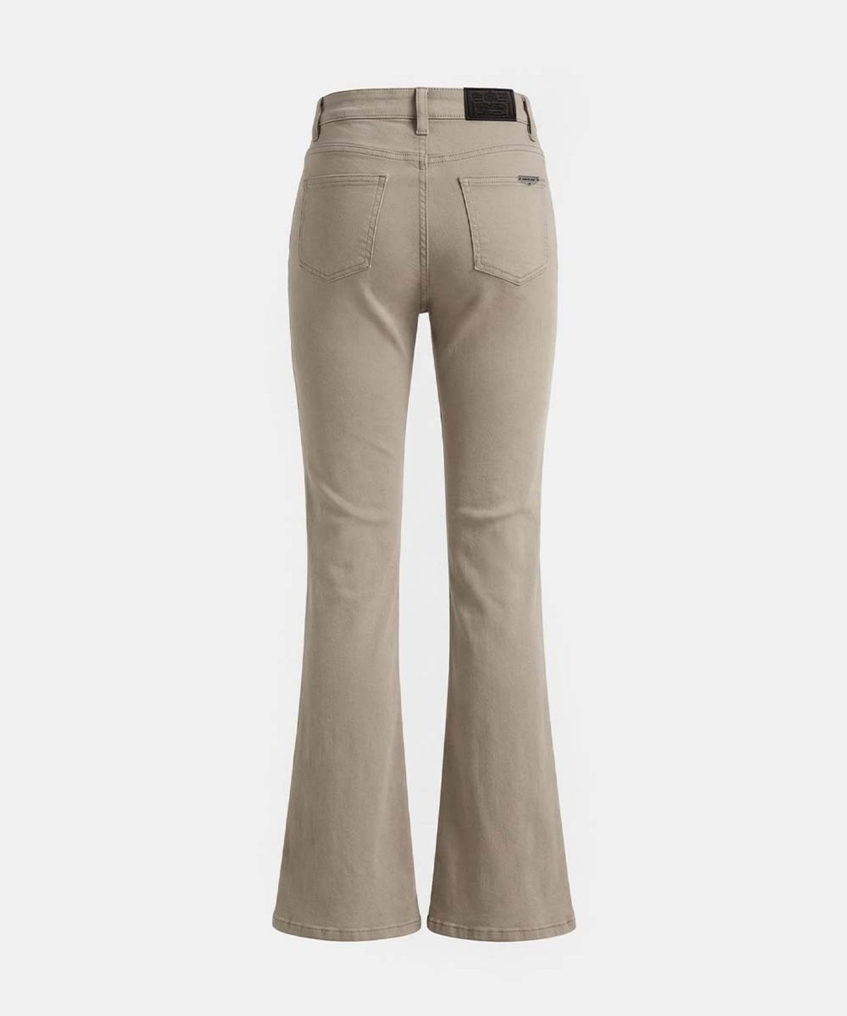 배드블러드(BADBLOOD) 702 Low-Rise Bootcut Pants - Beige