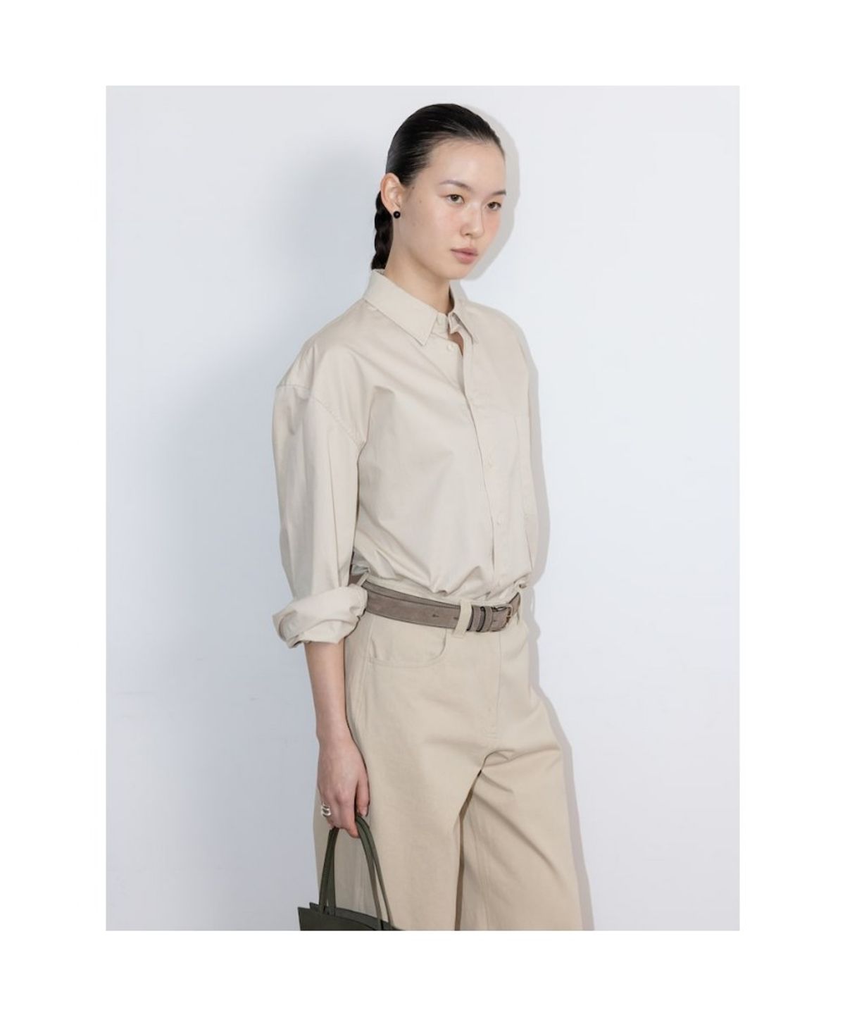 디애퍼처(THE APERTURE) Aperture Basic Shirt  Beige (TA6264A02A)
