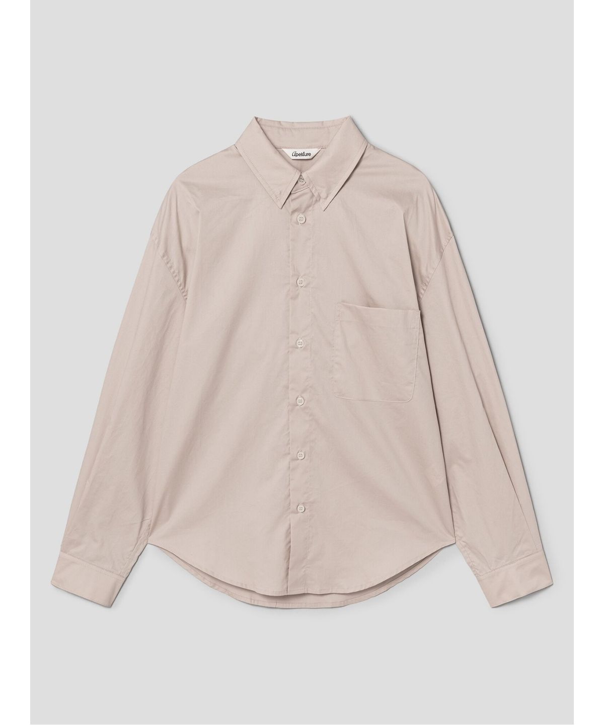 디애퍼처(THE APERTURE) Aperture Basic Shirt  Beige (TA6264A02A)