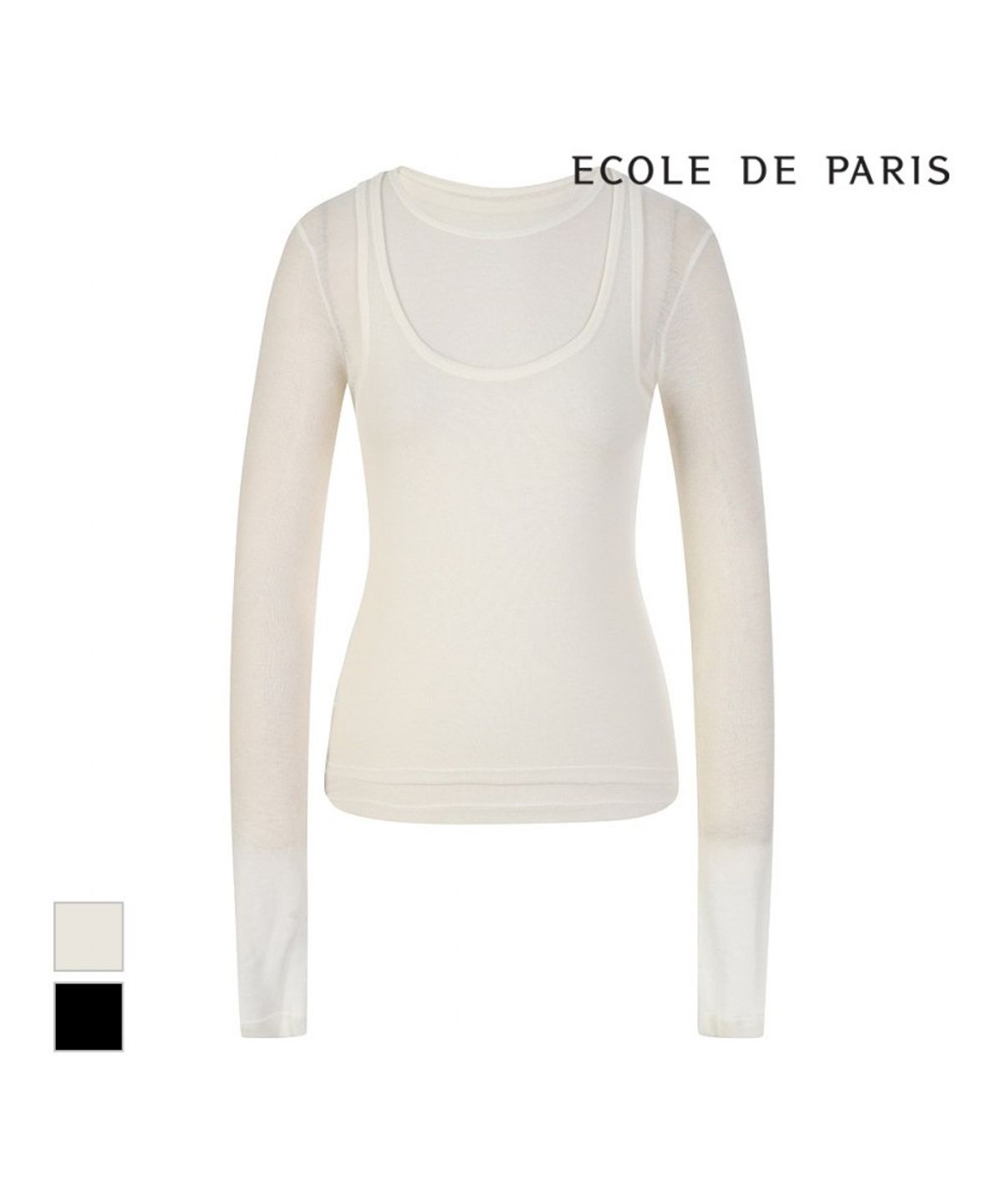 에꼴드파리(ECOLEDEPARIS) 나시 가디건세트_RB39CTBM66Y
