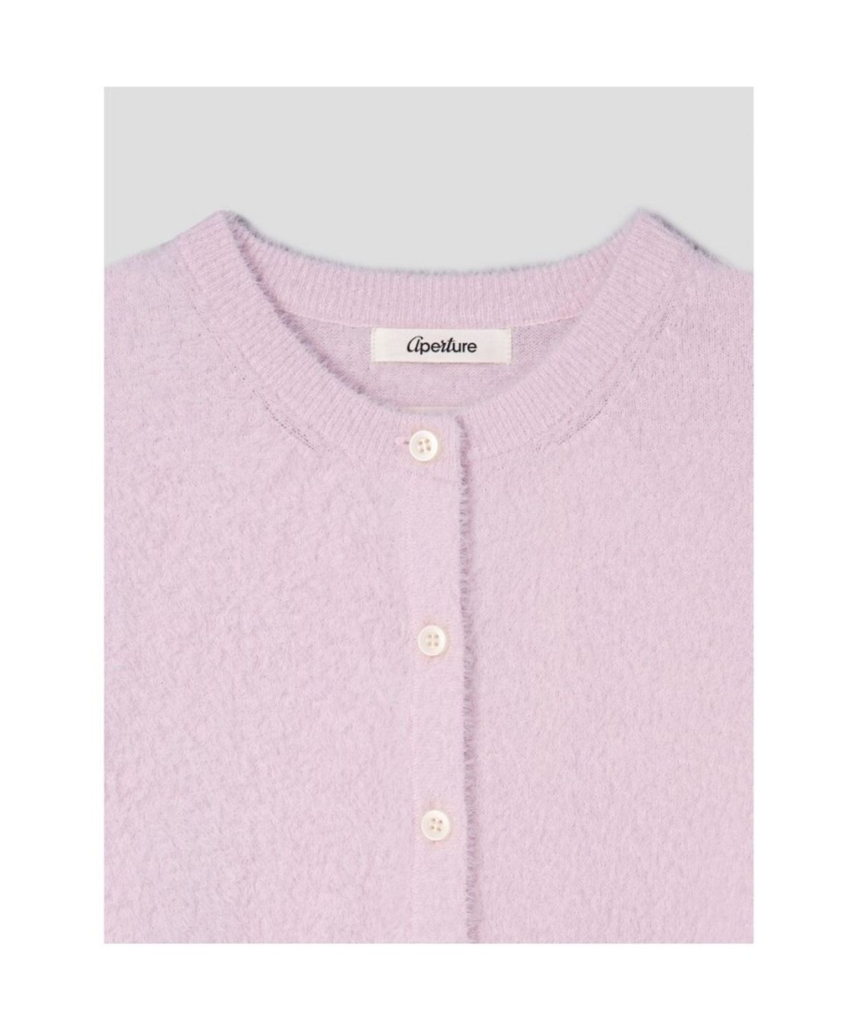 디애퍼처(THE APERTURE) Classic Furry Cardigan  Pink (TA575AA01X)