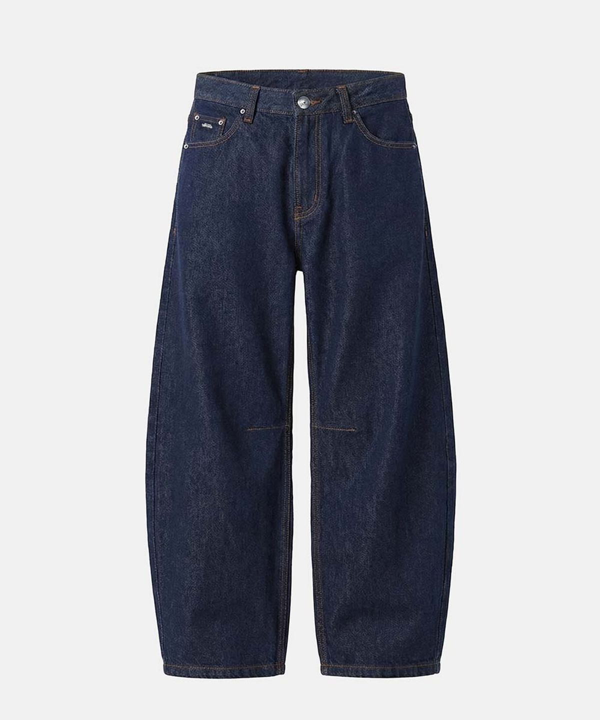 배드블러드(BADBLOOD) 701 Semi Curved Fit Pants - Denim blue