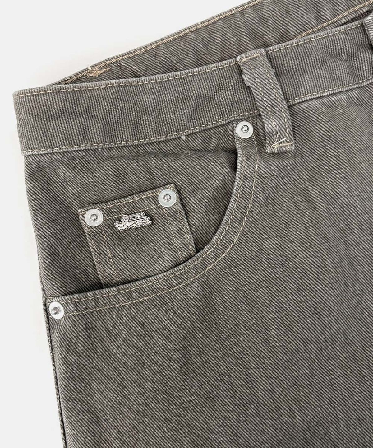 배드블러드(BADBLOOD) 701 Semi Curved Fit Pants  - Gray