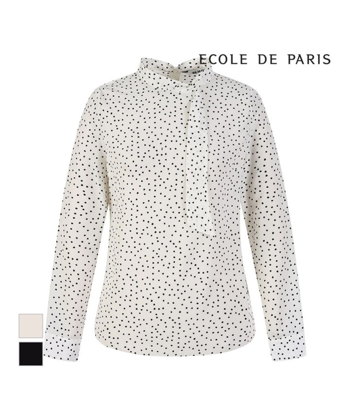 에꼴드파리(ECOLEDEPARIS) 타이넥 블라우스_RB39WBAM12Z