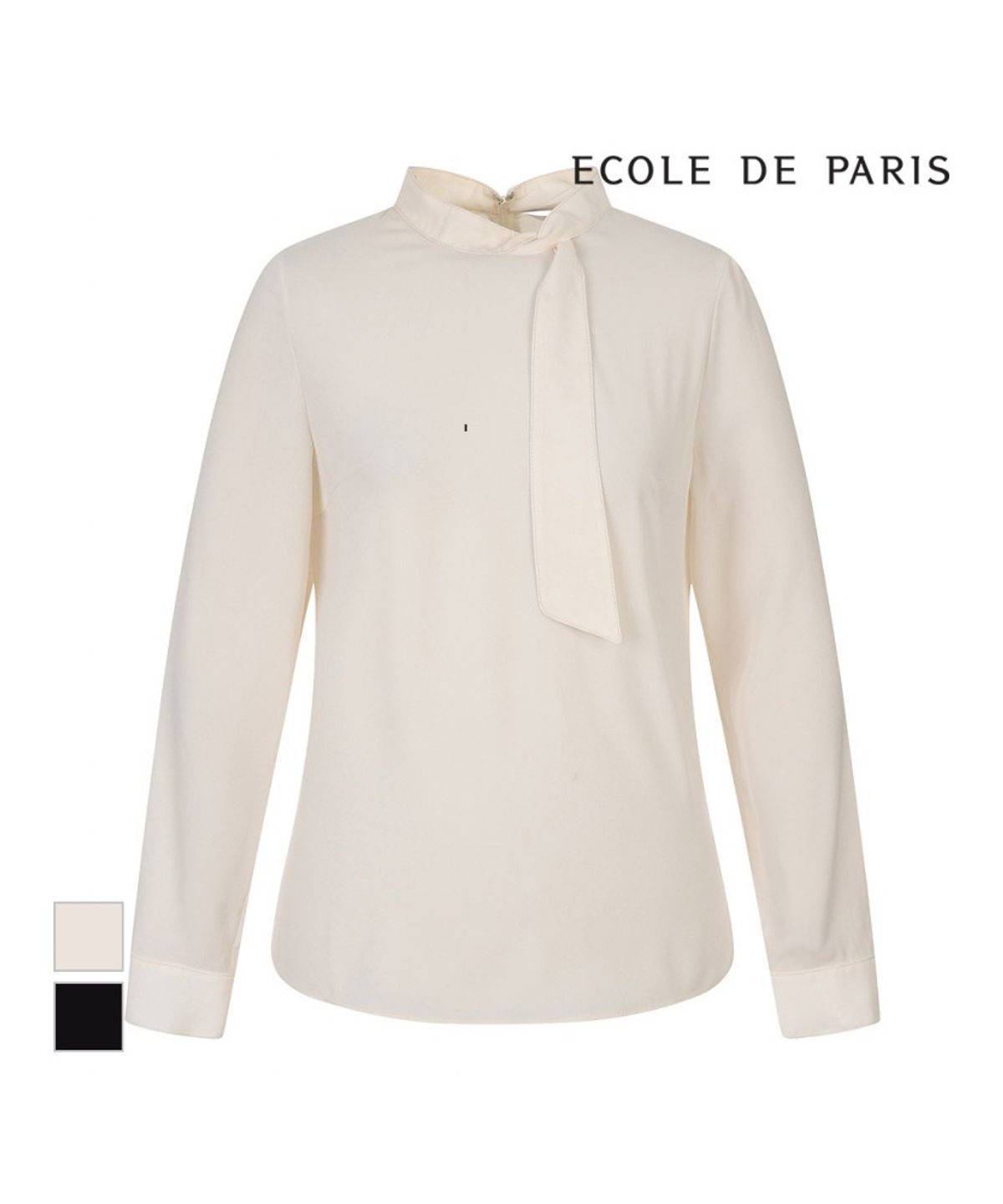 에꼴드파리(ECOLEDEPARIS) 타이넥 블라우스_RB39WBAM12Z
