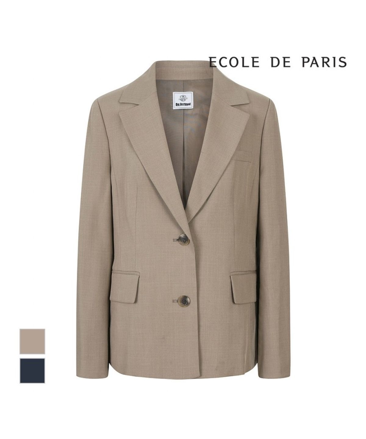 에꼴드파리(ECOLEDEPARIS) 투버튼디자인 자켓_RB39WJAM12A
