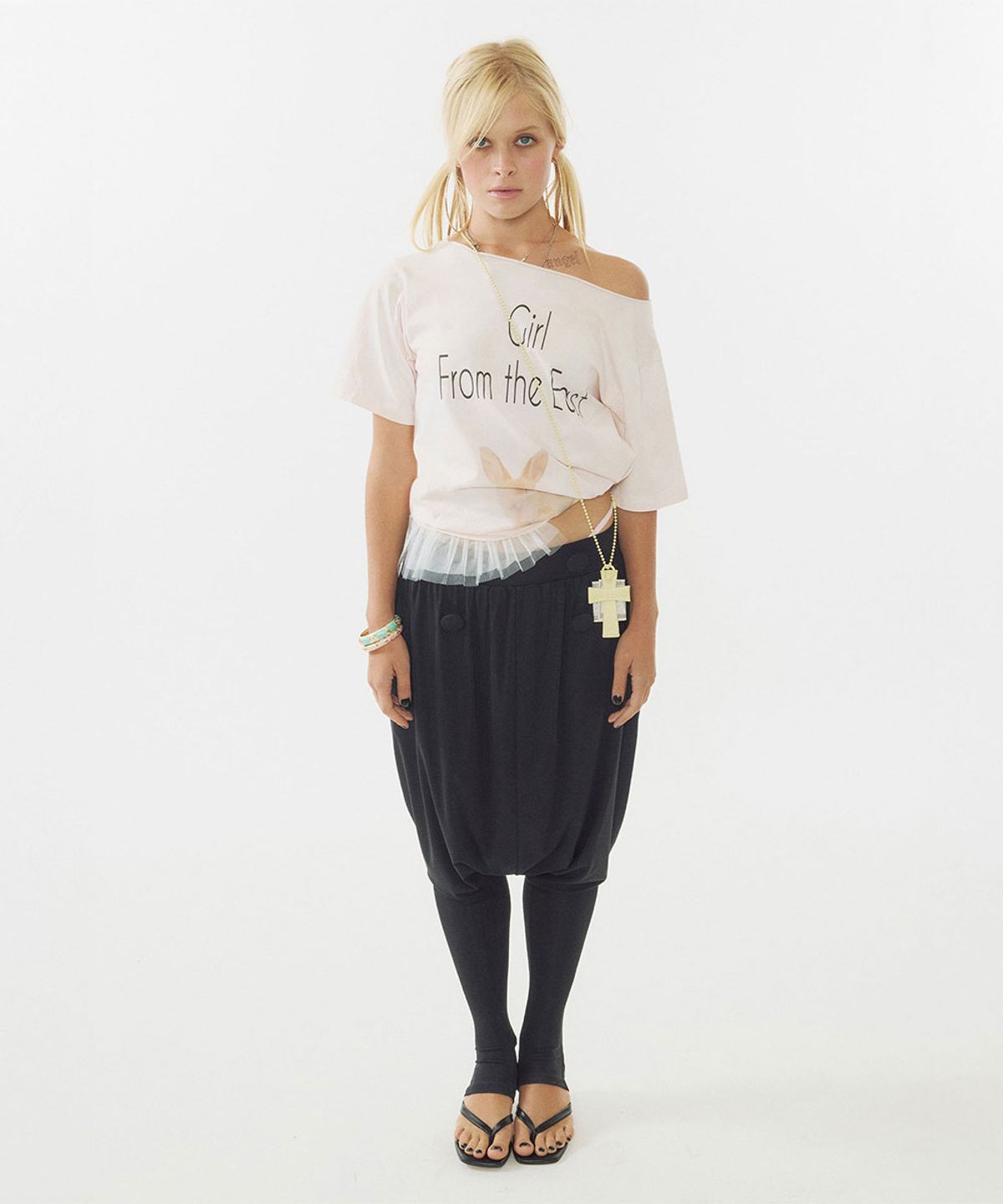 스컬프터(SCULPTOR) Baggy Leggings Pants Black