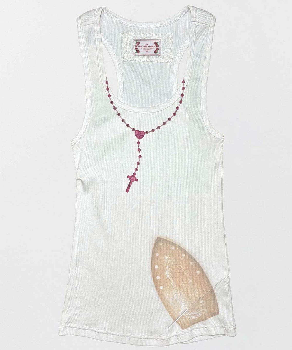 스컬프터(SCULPTOR) Iron Fail Tank Top White