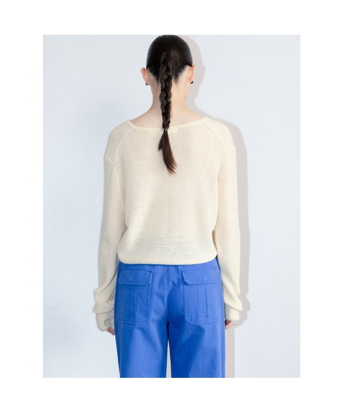디애퍼처(THE APERTURE) Sheer Loose Cardigan  Yellow (TA625AA01E)