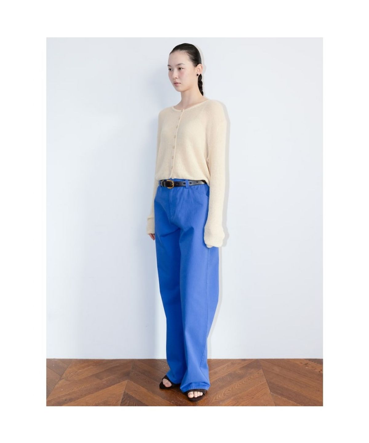디애퍼처(THE APERTURE) Sheer Loose Cardigan  Yellow (TA625AA01E)