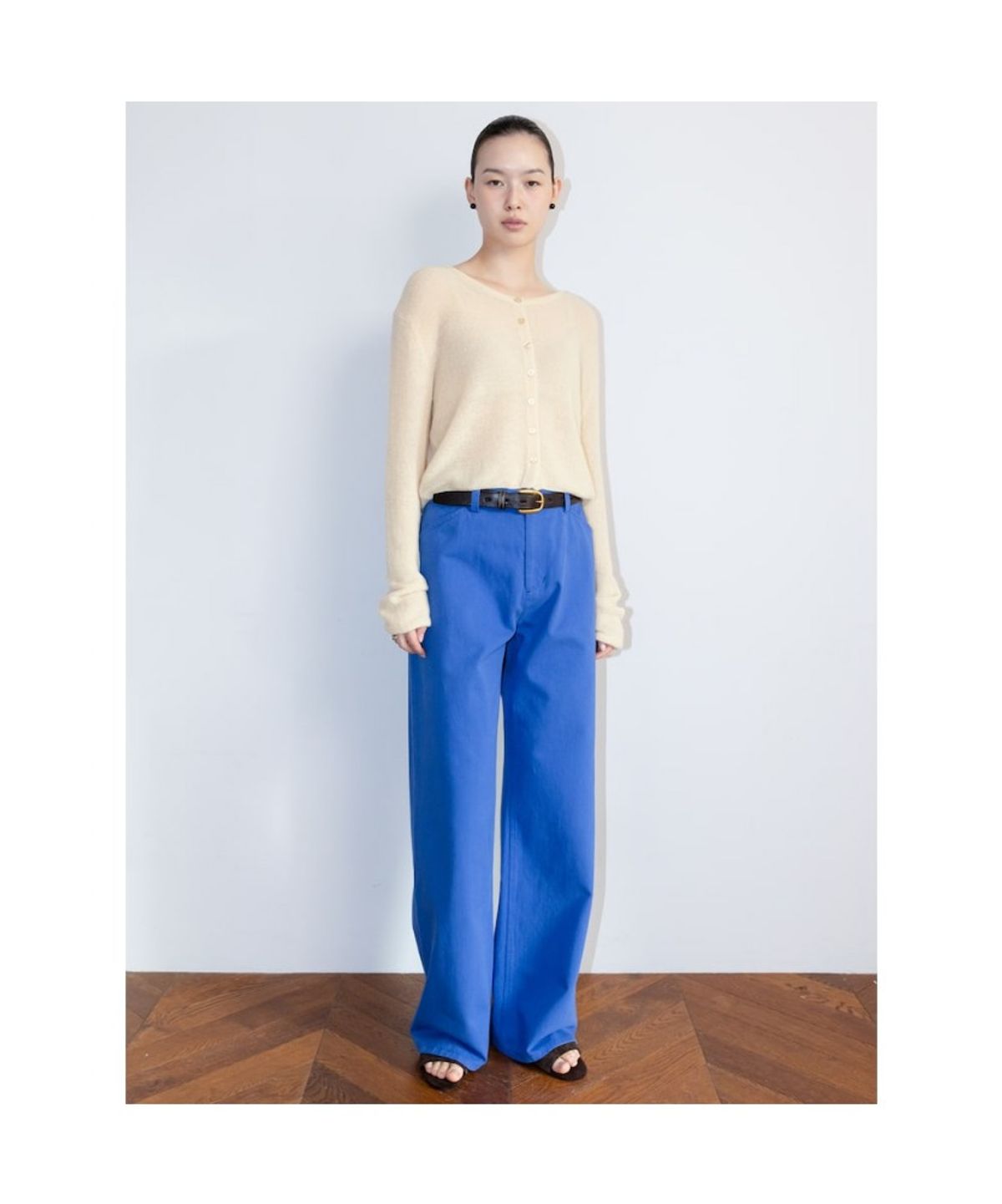 디애퍼처(THE APERTURE) Sheer Loose Cardigan  Yellow (TA625AA01E)