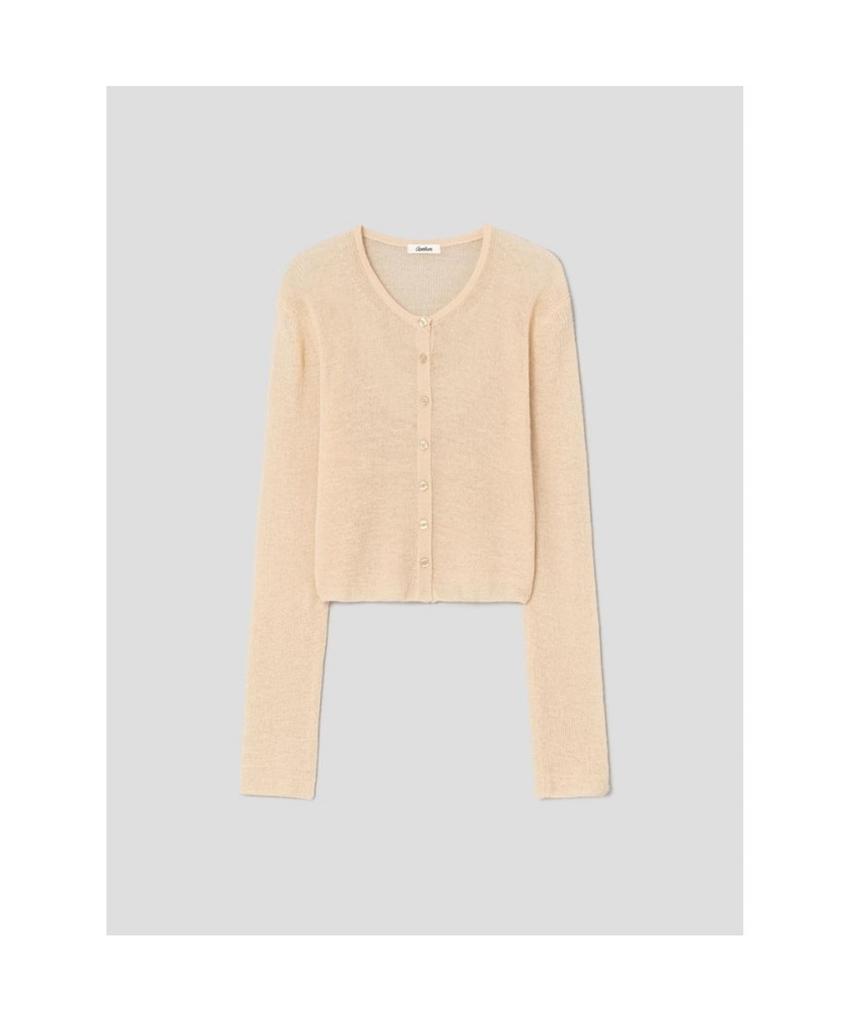 디애퍼처(THE APERTURE) Sheer Loose Cardigan  Yellow (TA625AA01E)