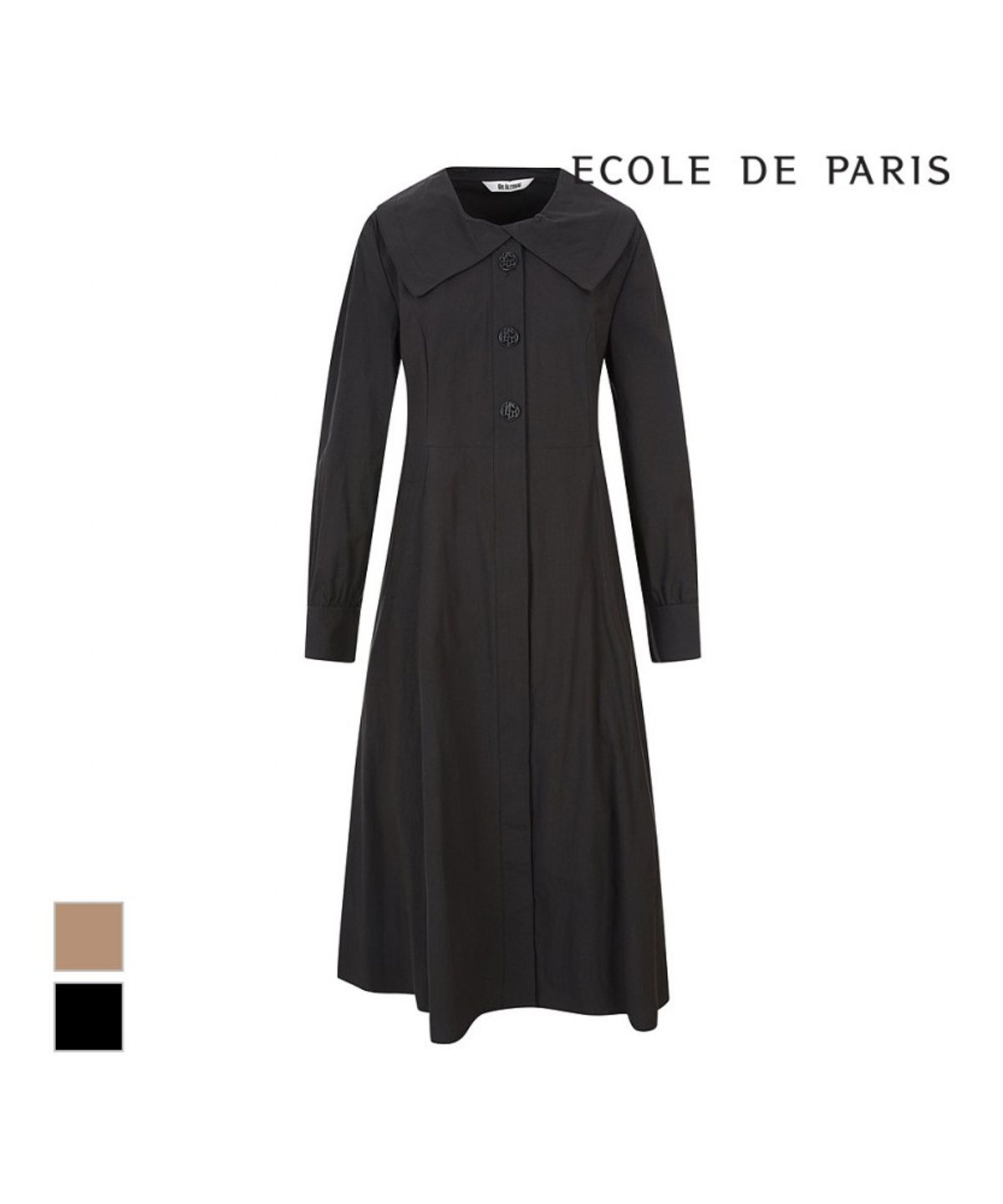 에꼴드파리(ECOLEDEPARIS) 빅카라 롱원피스_RB39WOAM09A