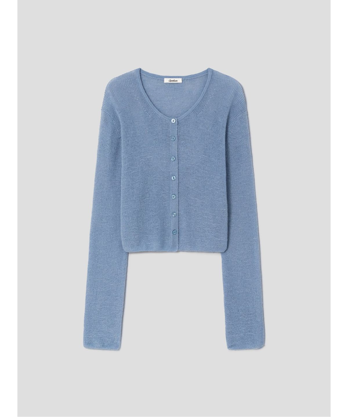 디애퍼처(THE APERTURE) Sheer Loose Cardigan  Sky Blue (TA625AA01Q)