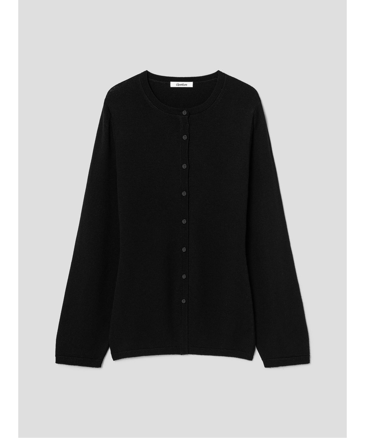 디애퍼처(THE APERTURE) Classic Long Cardigan  Black (TA625AA035)