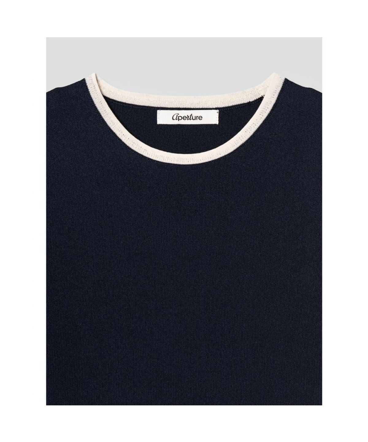 디애퍼처(THE APERTURE) Damian Knit Top  Navy (TA5751A05R)