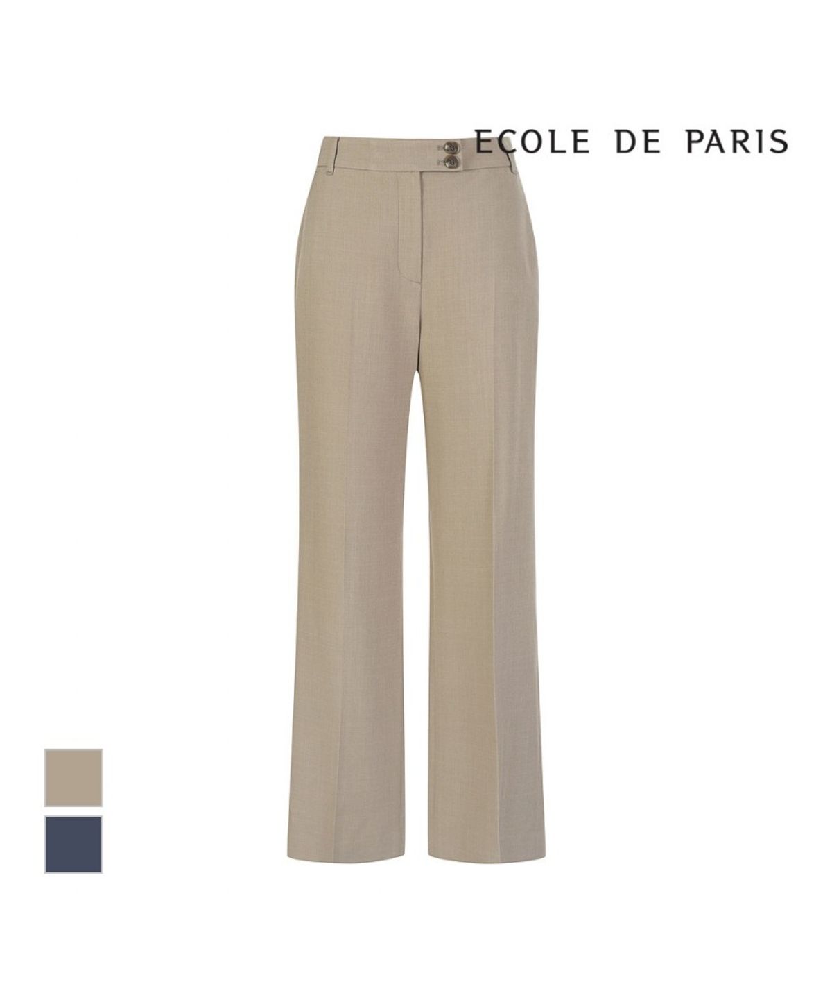 에꼴드파리(ECOLEDEPARIS) 투버튼 일자팬츠_RB39WPAM12Z