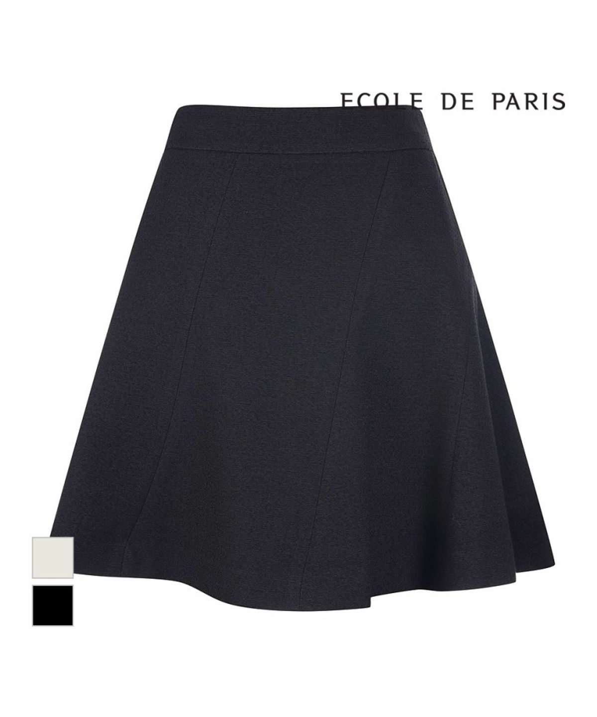 에꼴드파리(ECOLEDEPARIS) 사선절개 플레어스커트_RB39WSAM08Z