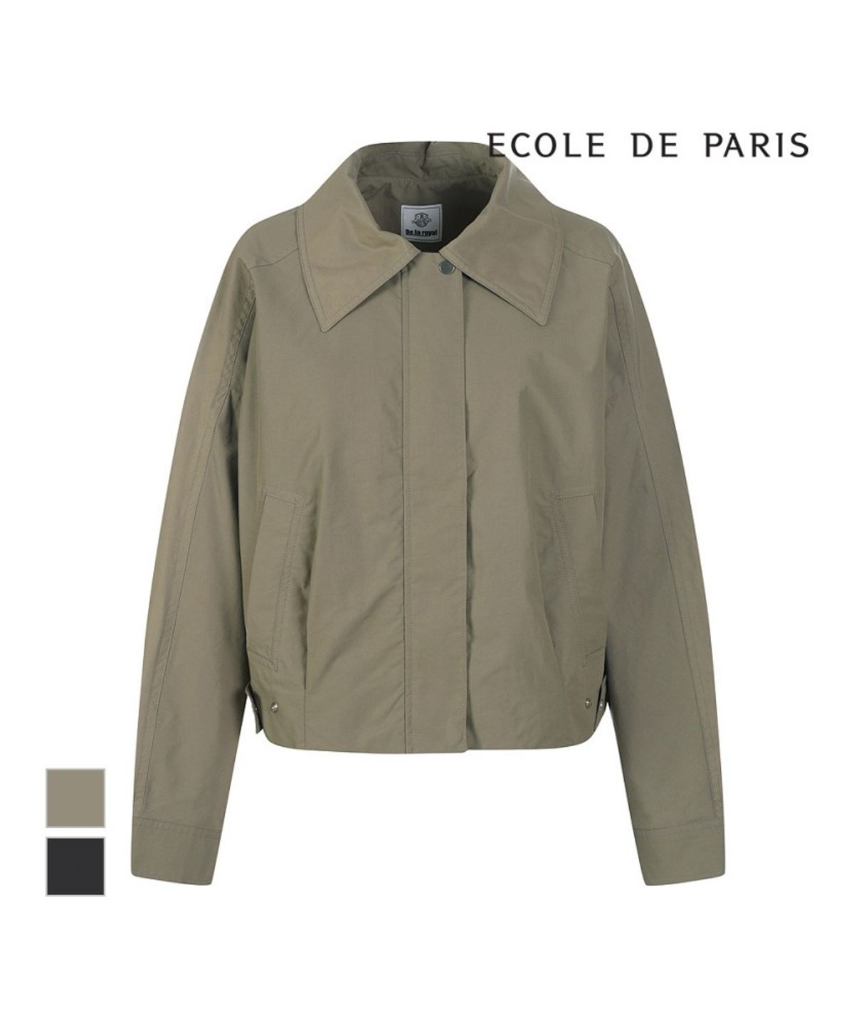 에꼴드파리(ECOLEDEPARIS) 나일론 숏점퍼_RB39WUAM06Z