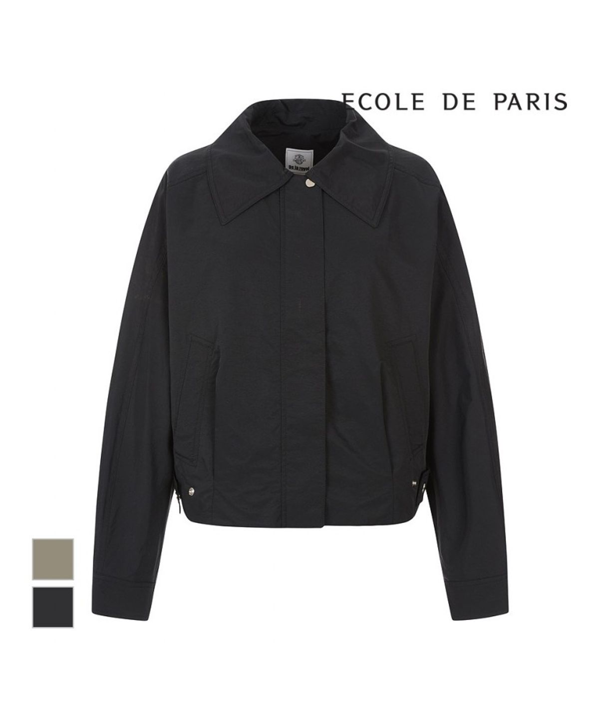 에꼴드파리(ECOLEDEPARIS) 나일론 숏점퍼_RB39WUAM06Z