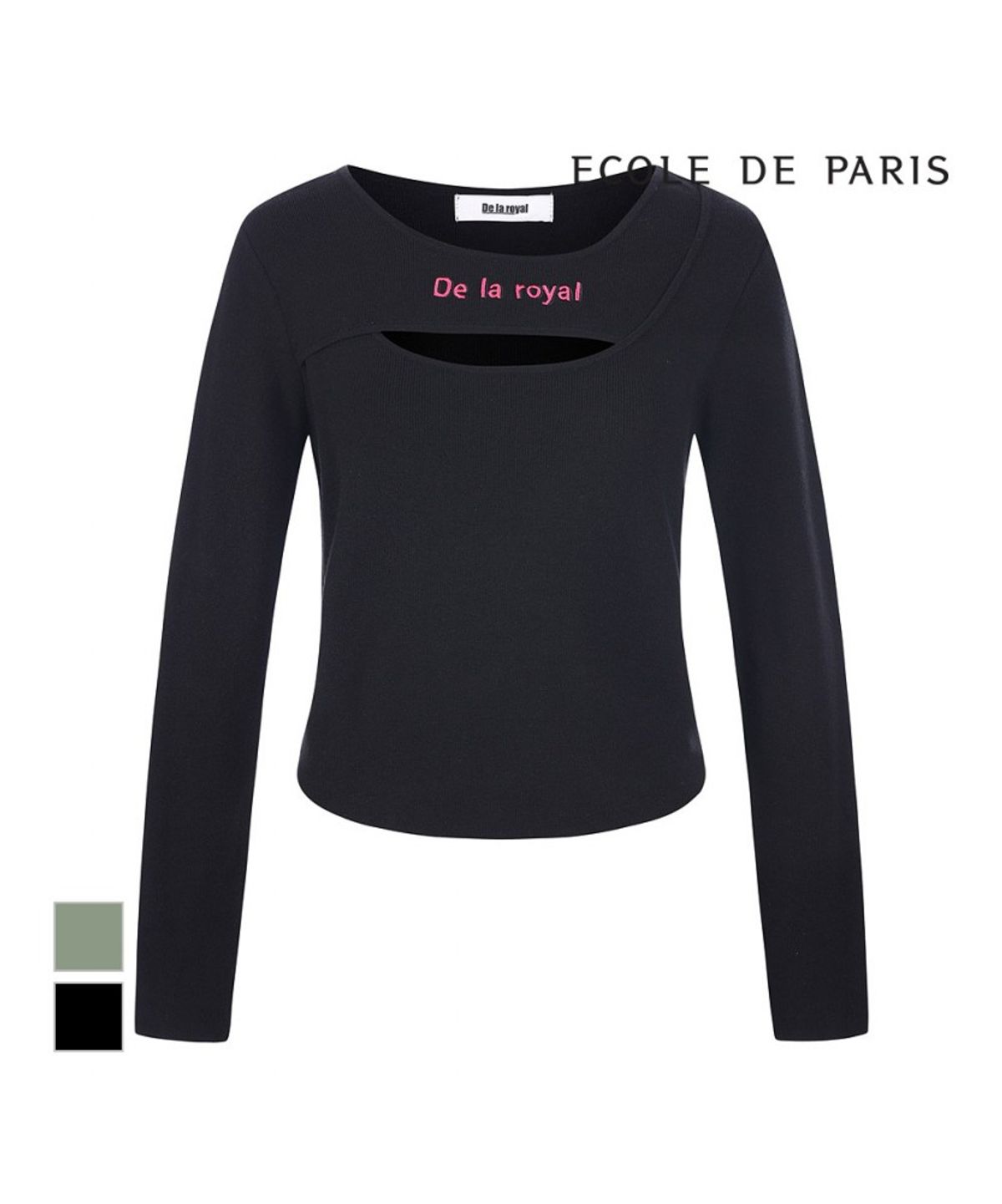 에꼴드파리(ECOLEDEPARIS) 트임포인트 니트_RB3XKKCM39Z