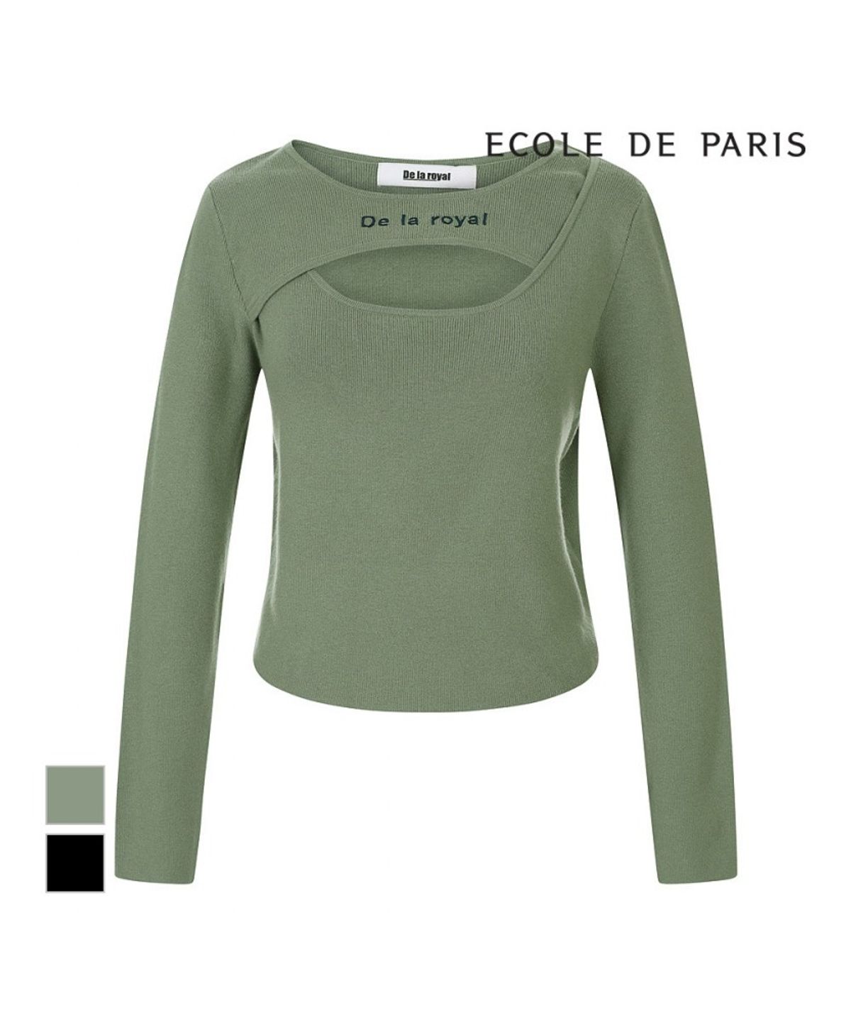 에꼴드파리(ECOLEDEPARIS) 트임포인트 니트_RB3XKKCM39Z