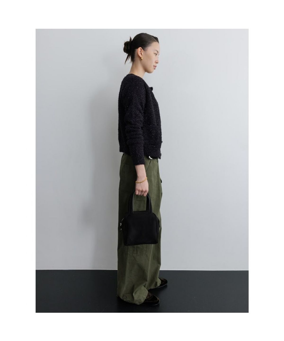 디애퍼처(THE APERTURE) Disco Knit Top  Navy (TA5751A04R)