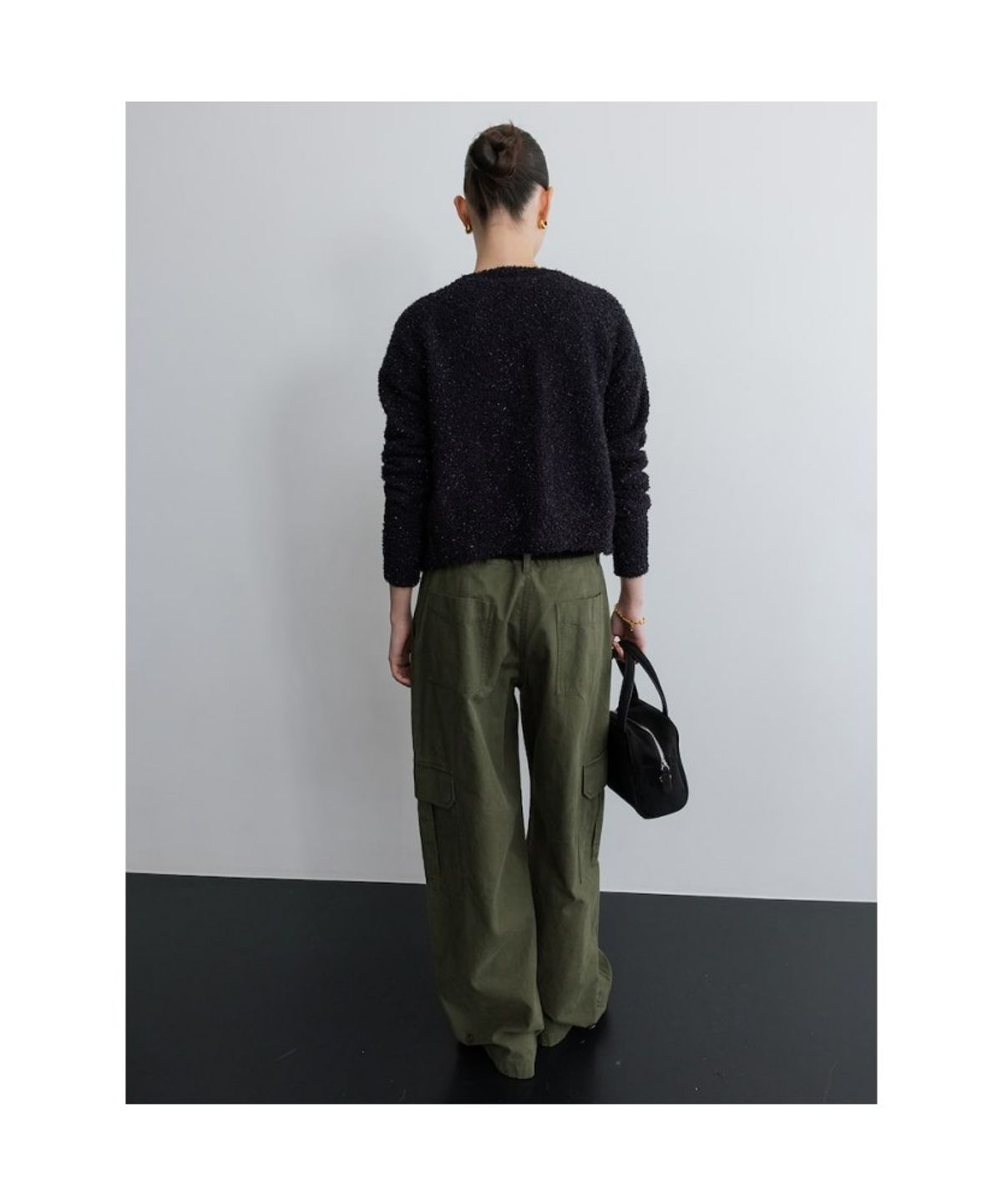 디애퍼처(THE APERTURE) Disco Knit Top  Navy (TA5751A04R)