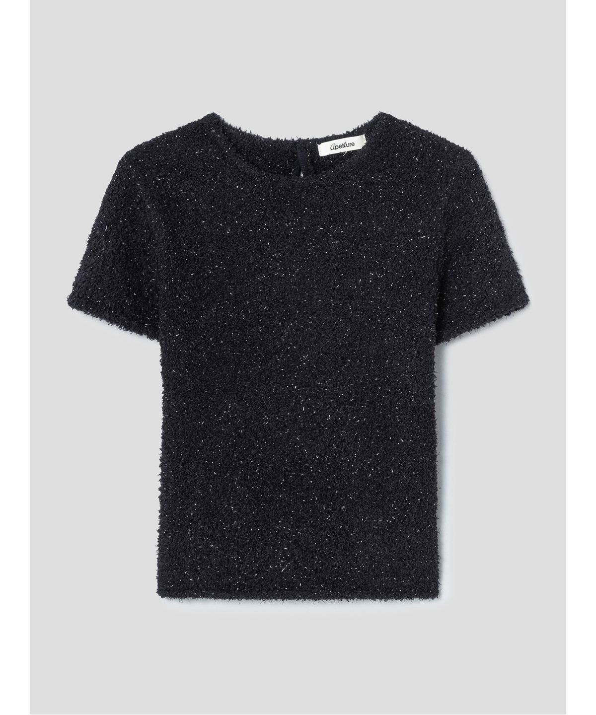 디애퍼처(THE APERTURE) Disco Knit Top  Navy (TA5751A04R)