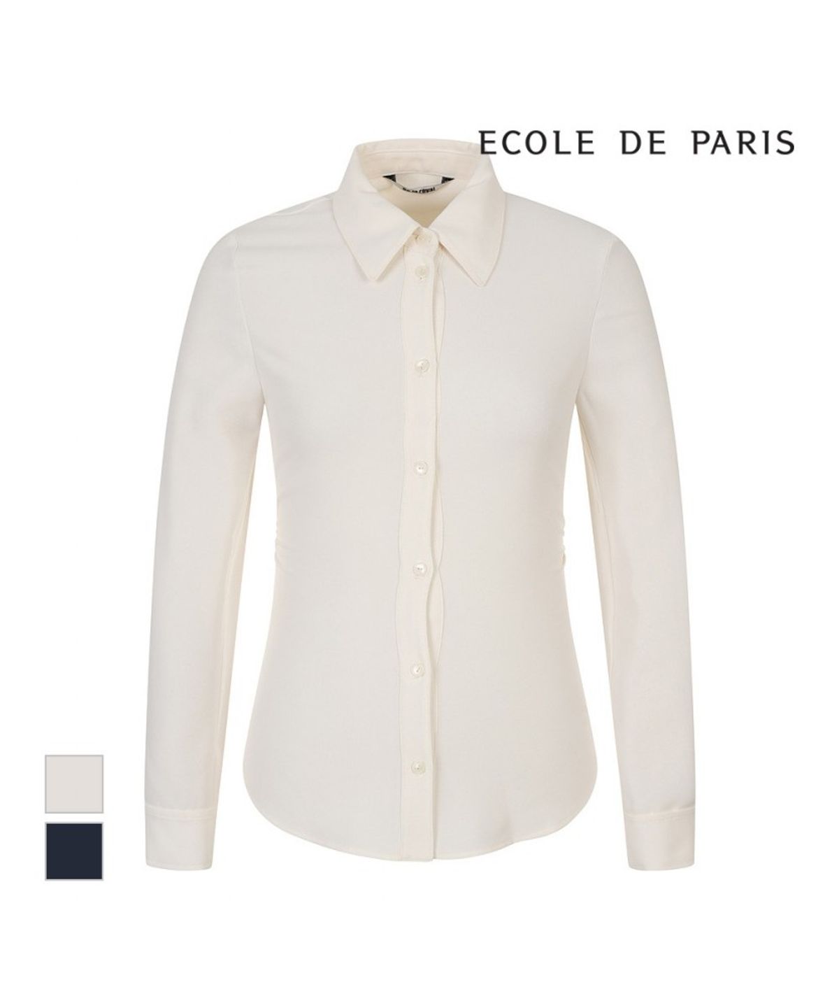 에꼴드파리(ECOLEDEPARIS) 스카프 블라우스_RB3XWBAM13D