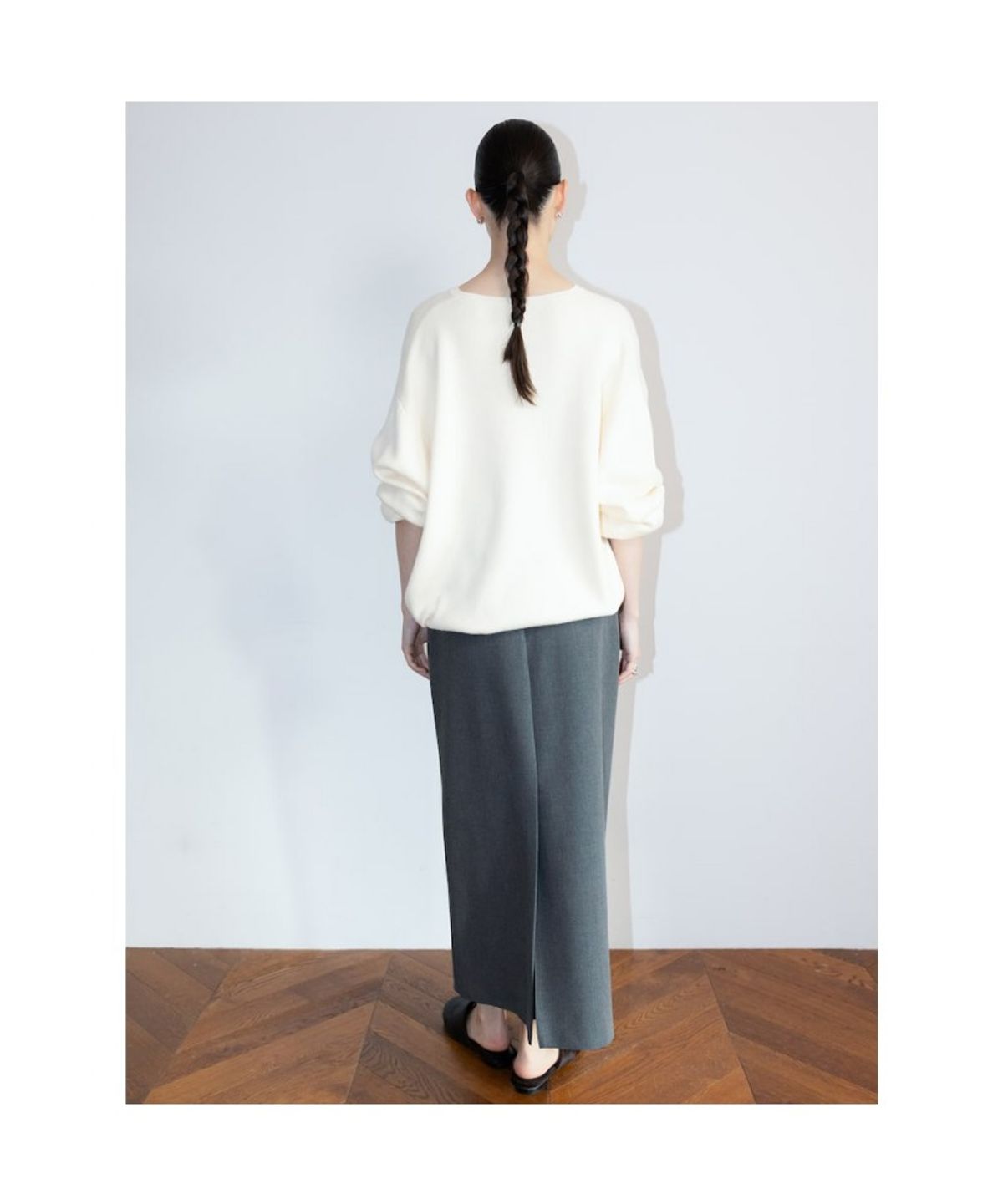 디애퍼처(THE APERTURE) Aperture Boxy Knit Top  Ivory (TA6251A040)