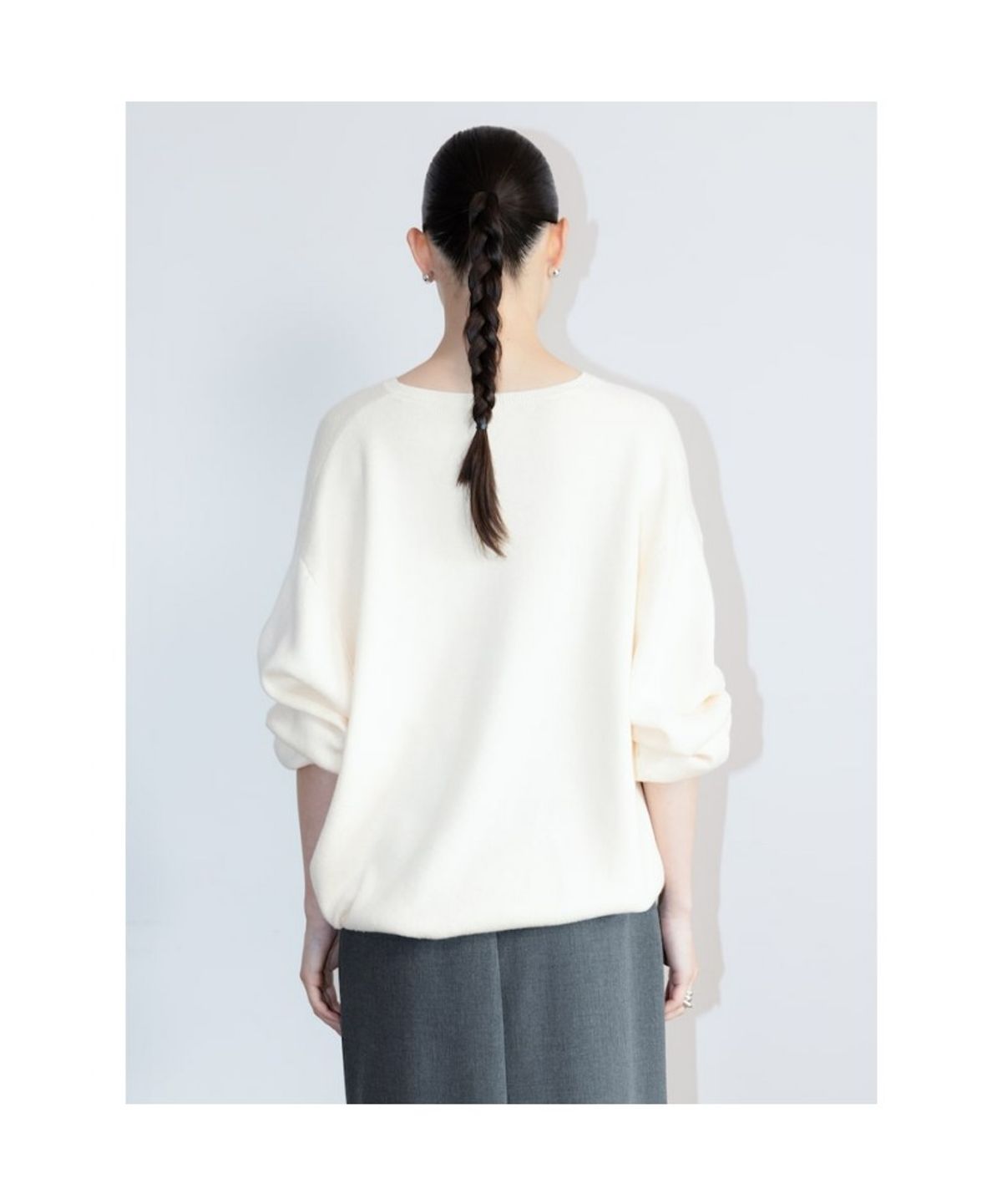 디애퍼처(THE APERTURE) Aperture Boxy Knit Top  Ivory (TA6251A040)