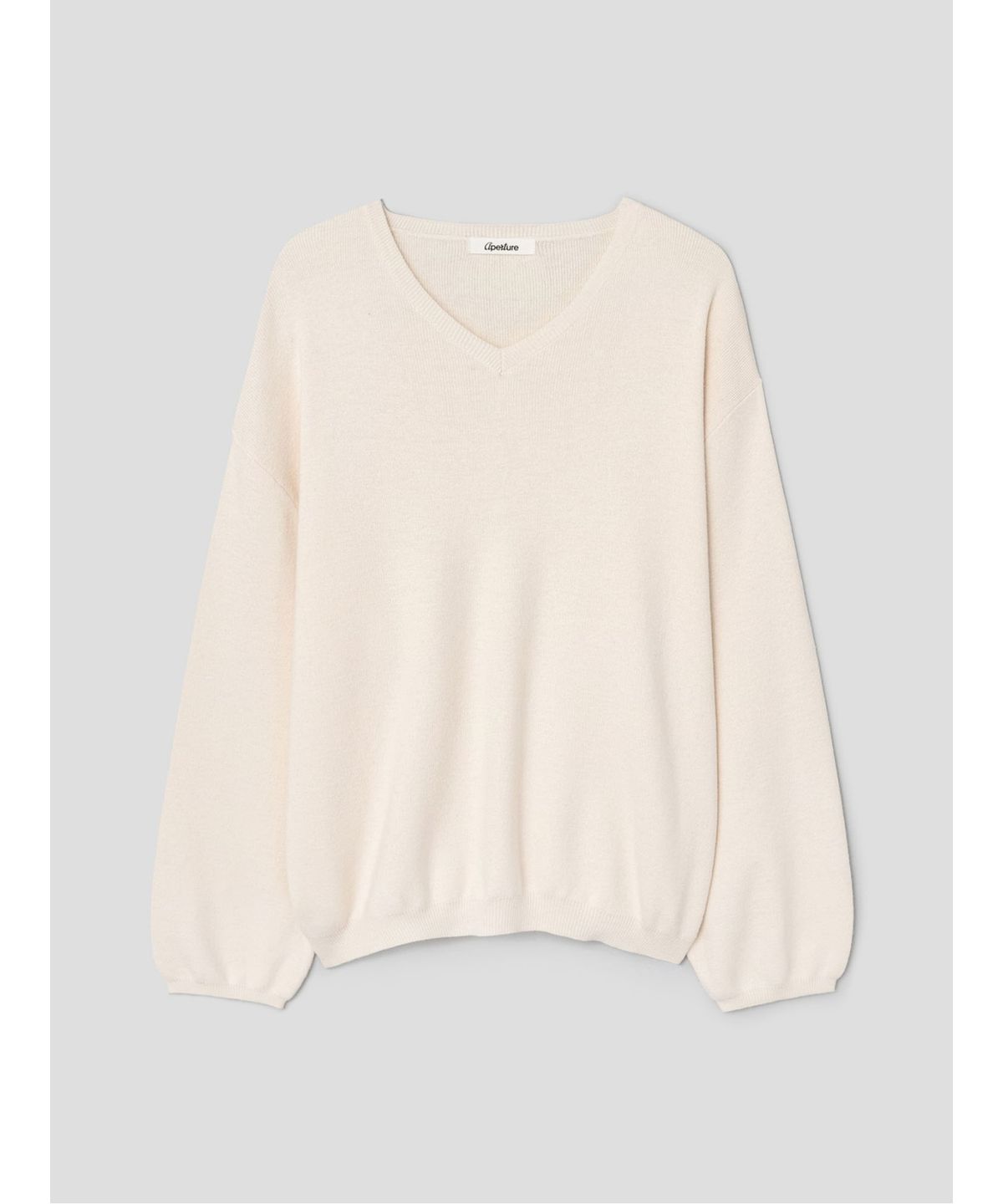 디애퍼처(THE APERTURE) Aperture Boxy Knit Top  Ivory (TA6251A040)