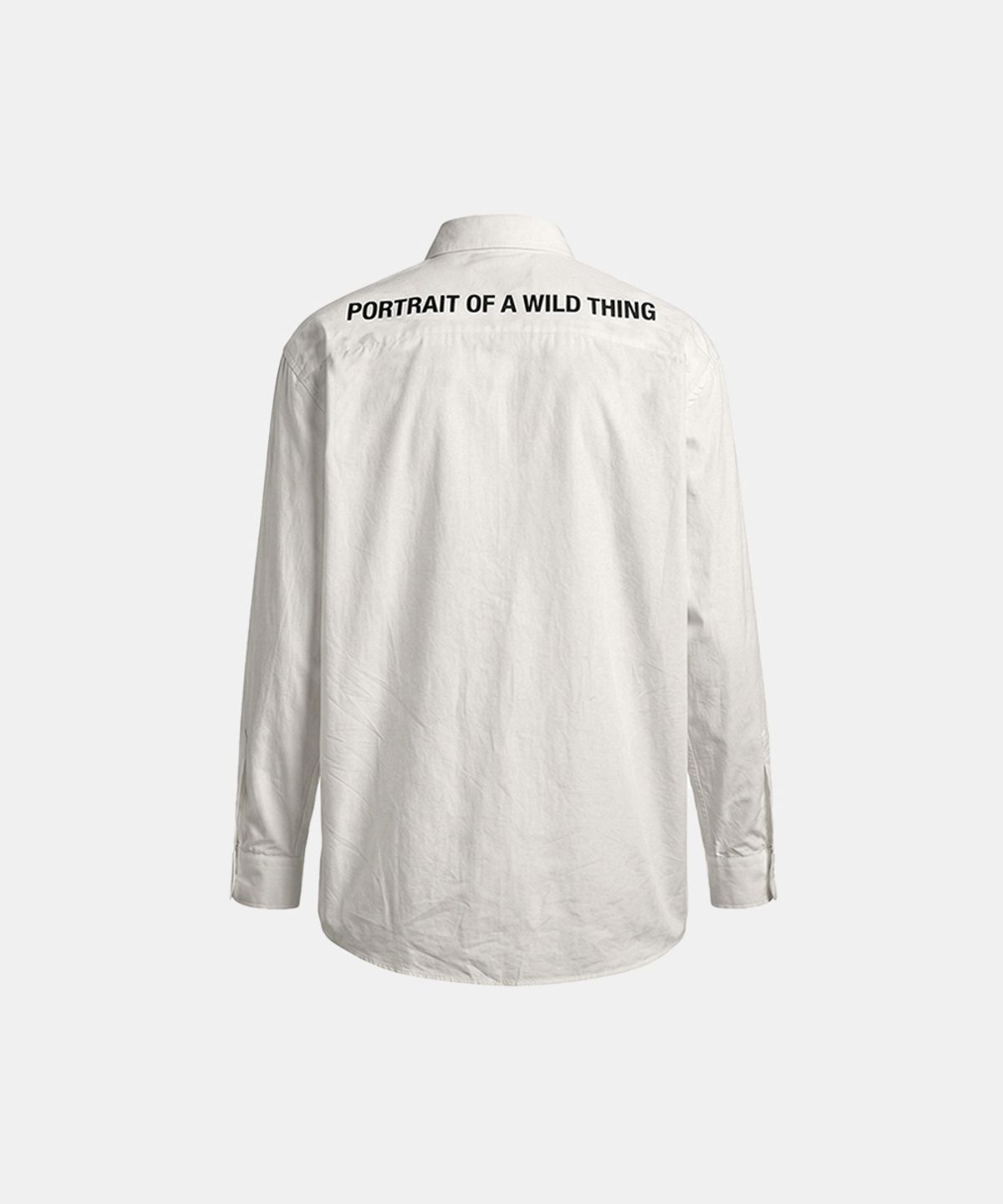 배드블러드(BADBLOOD) Portrait of a Wild Thing Shirt - White