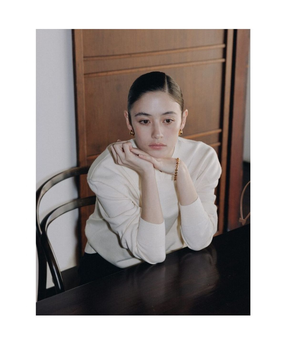 디애퍼처(THE APERTURE) Spring Mac Sweater  Ivory (TA6251A020)