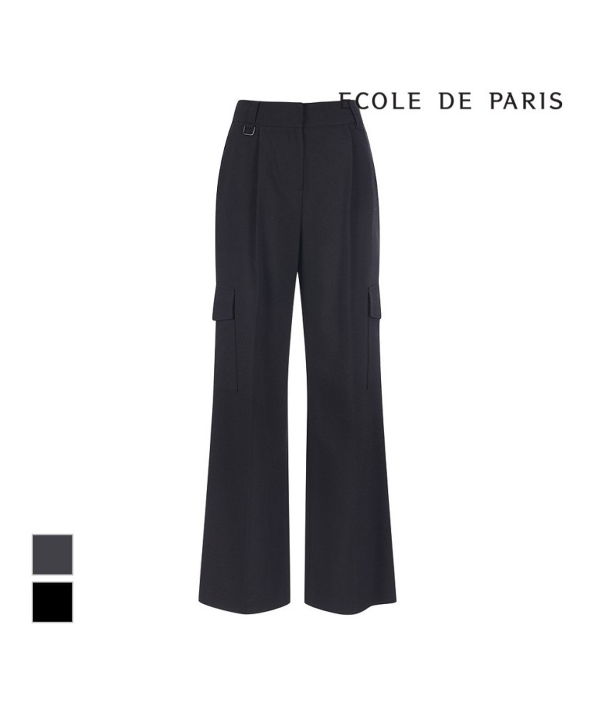 에꼴드파리(ECOLEDEPARIS) 일자카고팬츠_RB3XWPAM19Z
