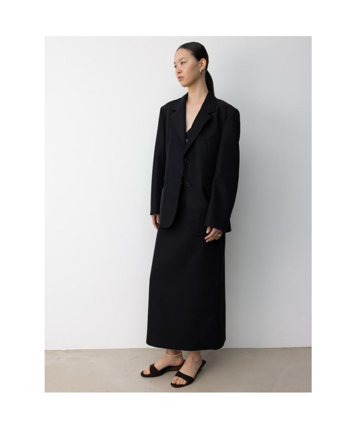 디애퍼처(THE APERTURE) 60s Daimatsu Jacket  Black (TA5711A035)