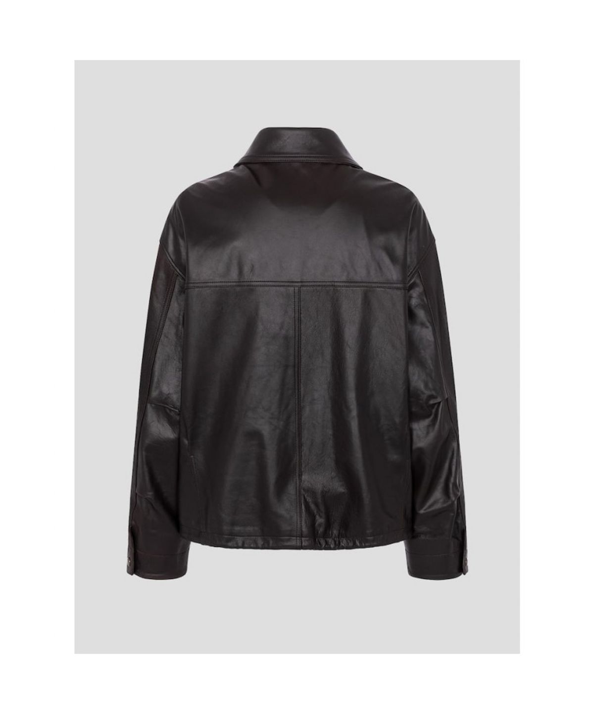 디애퍼처(THE APERTURE) Unisex Apt13 Leather Blouson  Brown (TA5711A01D)