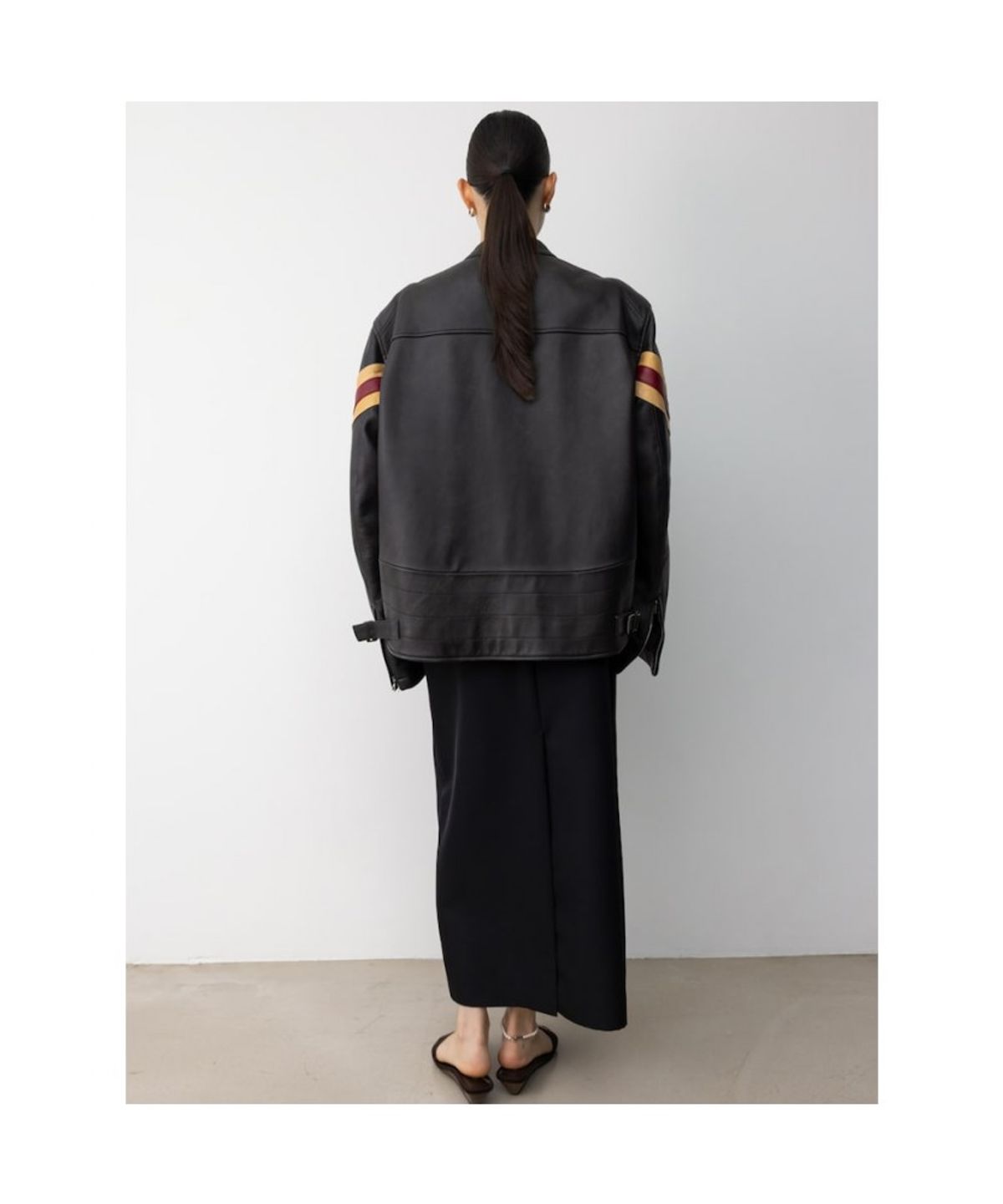 디애퍼처(THE APERTURE) 60s Biker Jacket  Black (TA5711A075)