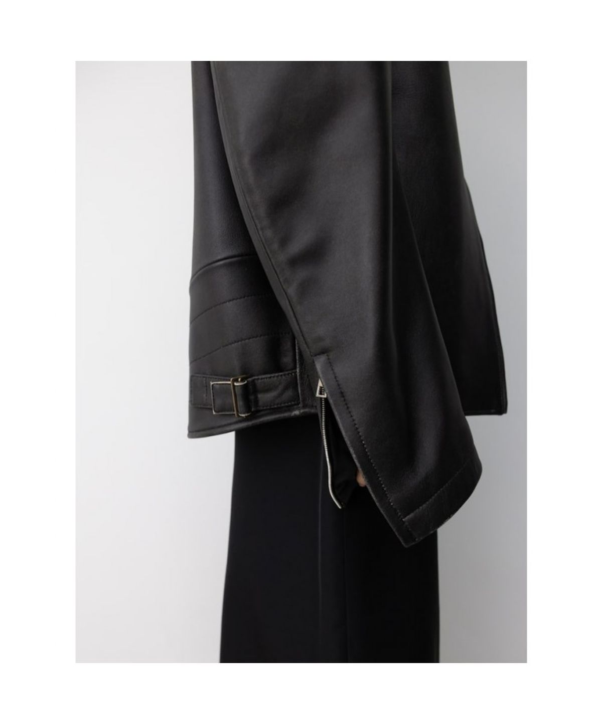 디애퍼처(THE APERTURE) 60s Biker Jacket  Black (TA5711A075)