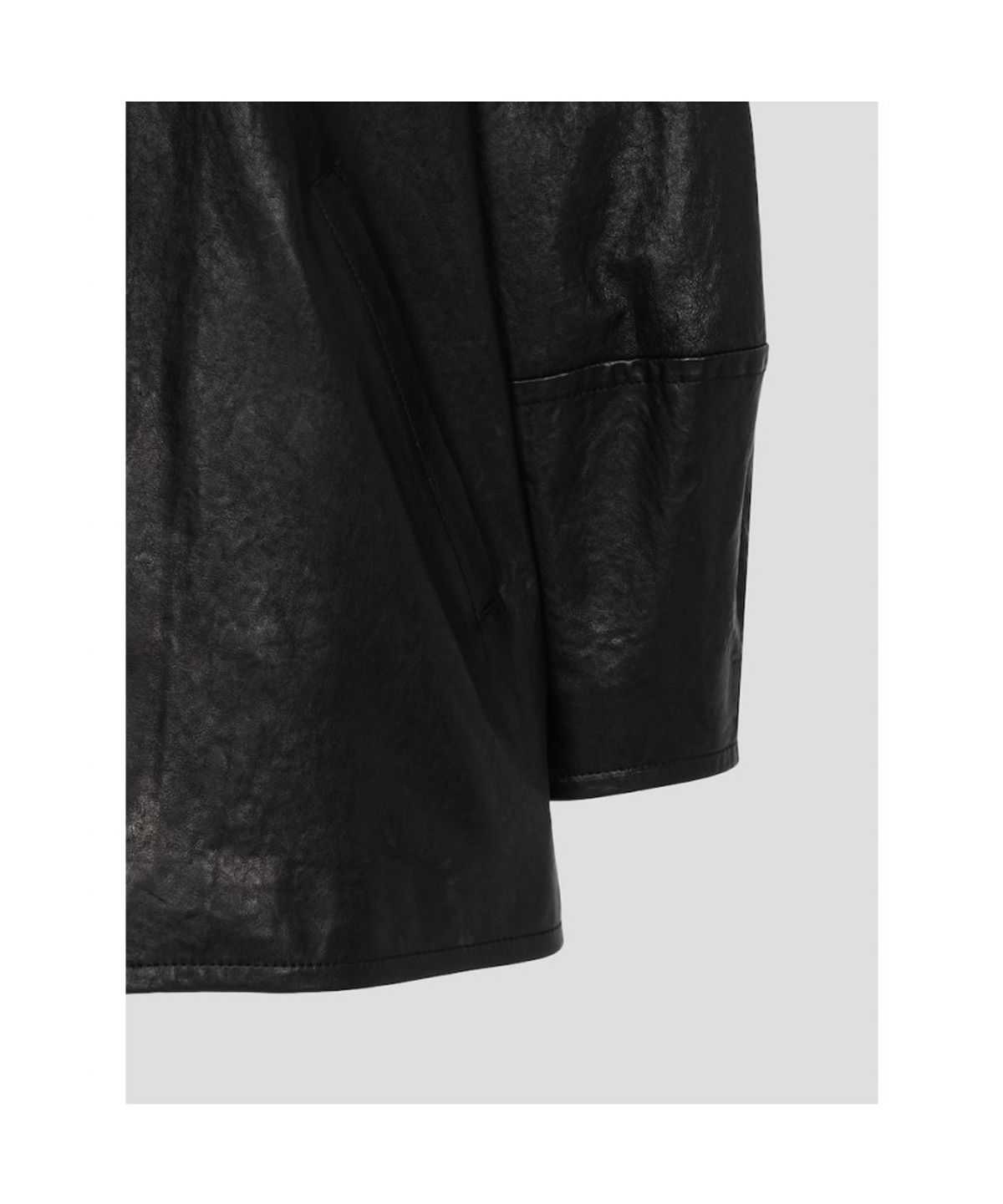 디애퍼처(THE APERTURE) Leather Barbour Jacket  Black (TA5711A105)