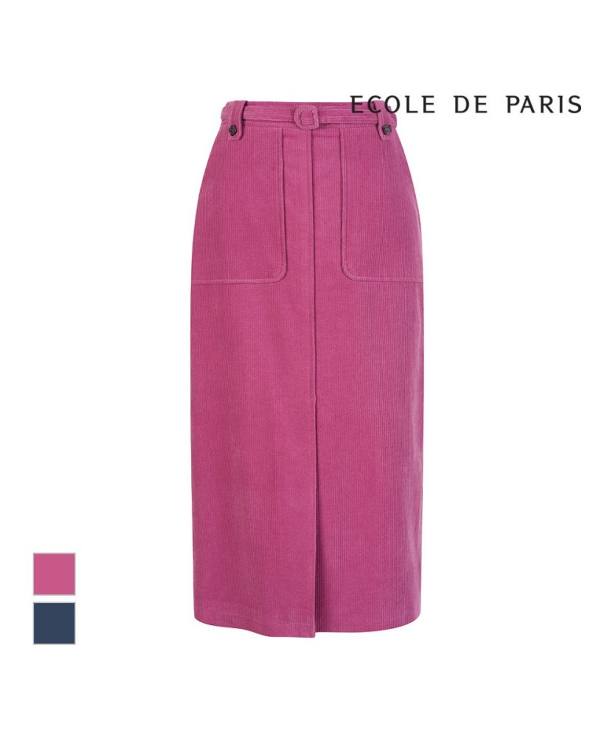 에꼴드파리(ECOLEDEPARIS) 코듀로이 H라인 스커트_RB3XWSAM07A