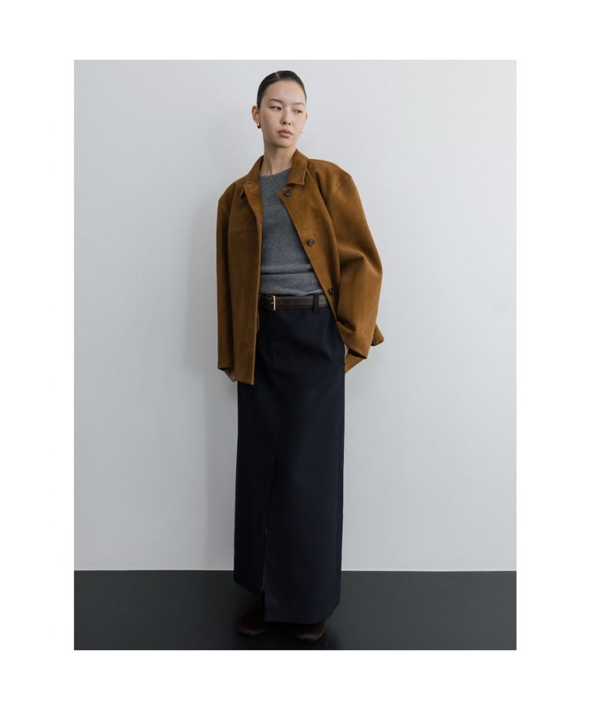 디애퍼처(THE APERTURE) 60s Chamois Jacket  Yellowish Brown (TA5711A09B)