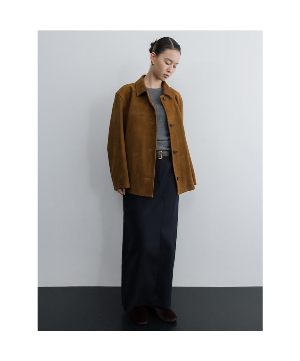 디애퍼처(THE APERTURE) 60s Chamois Jacket  Yellowish Brown (TA5711A09B)