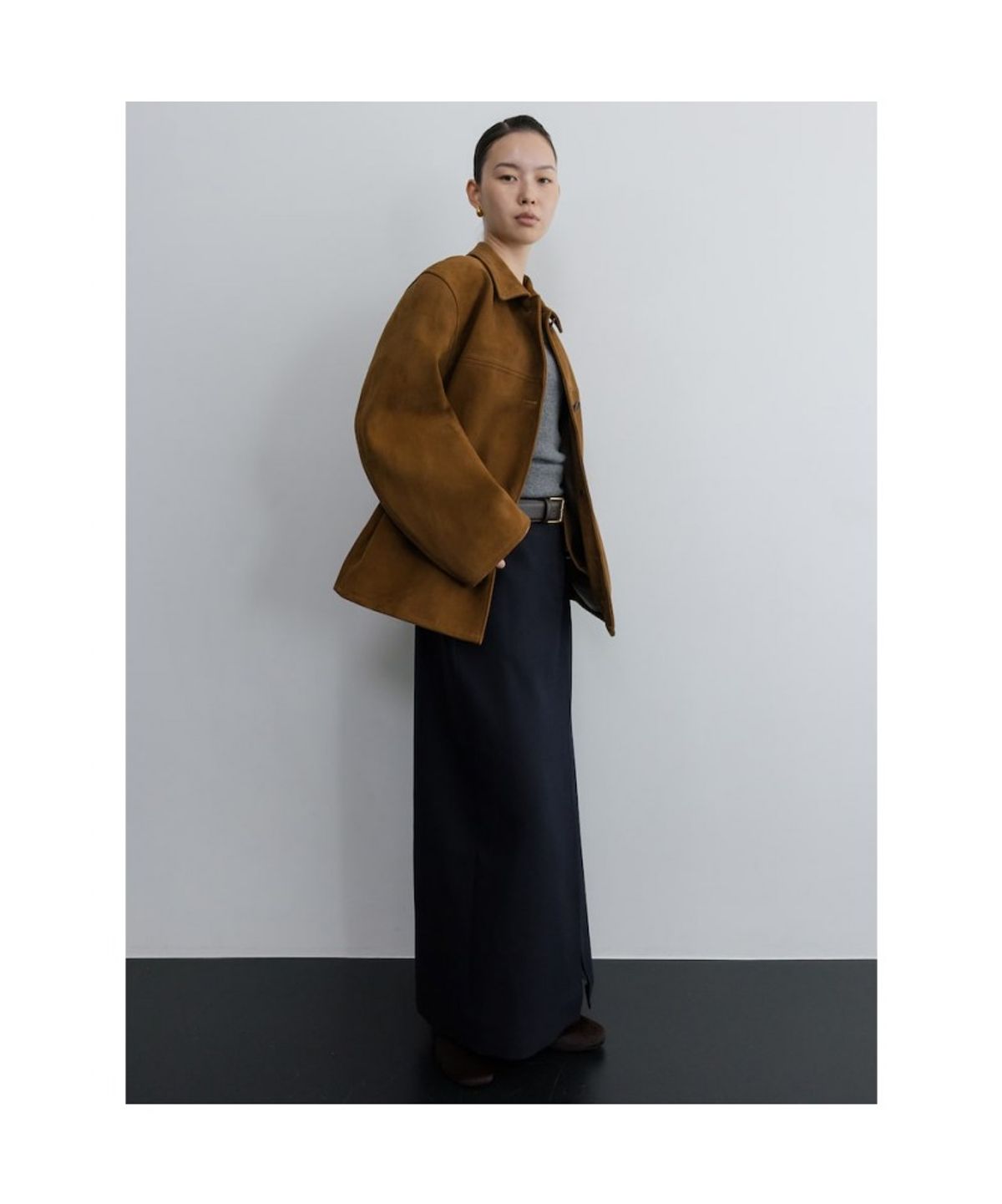 디애퍼처(THE APERTURE) 60s Chamois Jacket  Yellowish Brown (TA5711A09B)